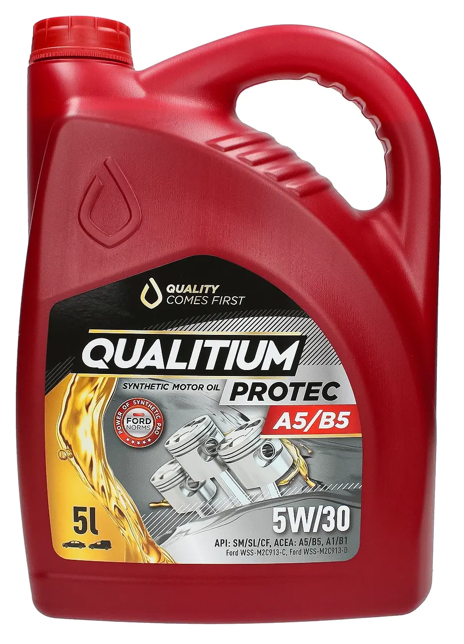 Моторное масло Qualitium Protec A5 / B5 5W-30, 5 л