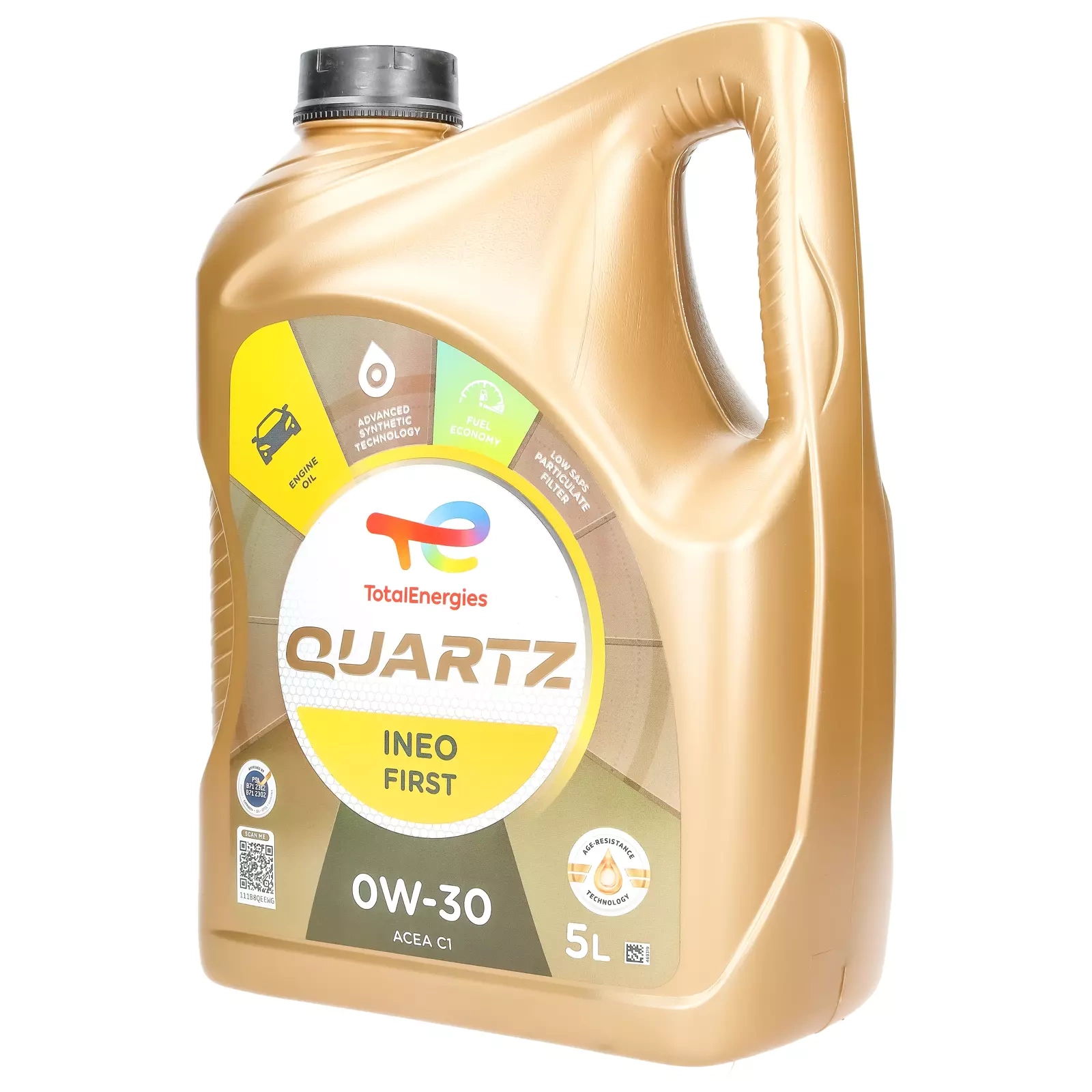 Моторное масло Total Quartz Ineo First 0W-30, 5 л
