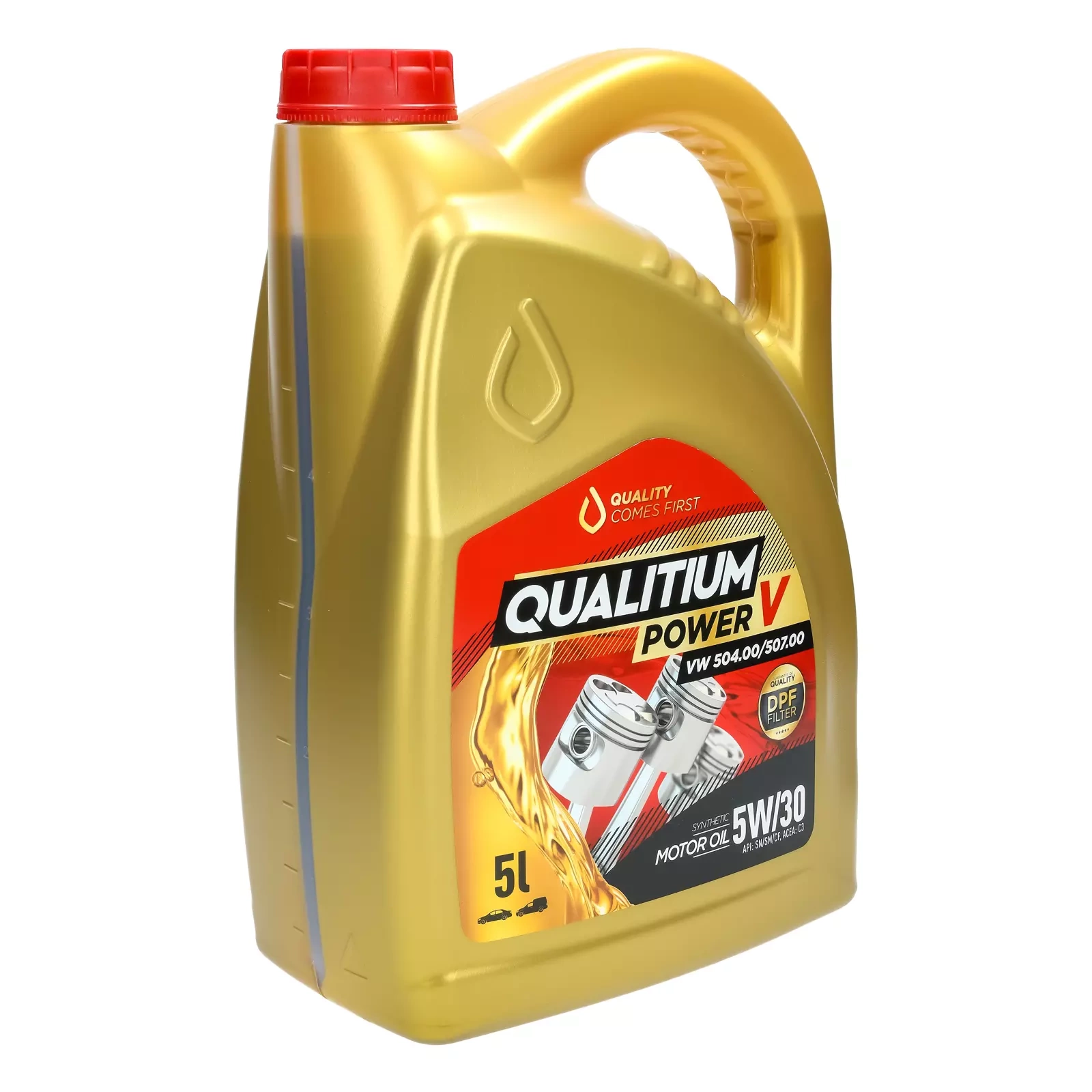 Моторное масло Qualitium Power V 5W-30, 5 л