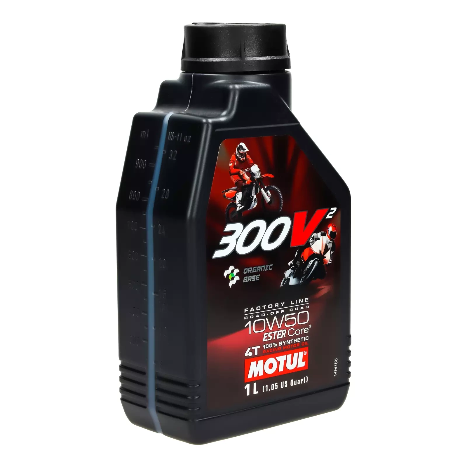 Моторное масло MOTUL 300v2 Factory Line 10W-50 4T 1 л