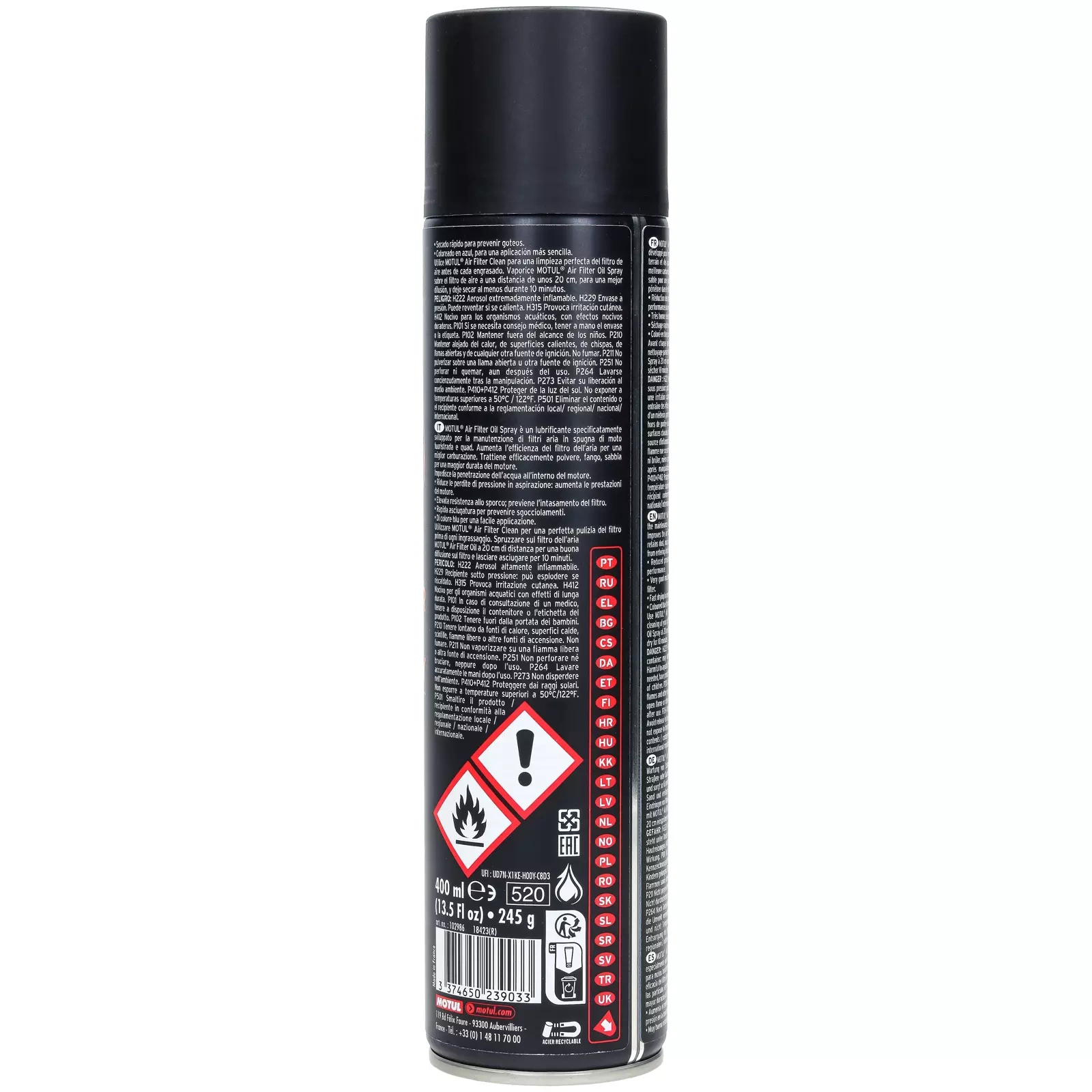 Масло для воздушного фильтра Motul MC Care A2, 400 мл