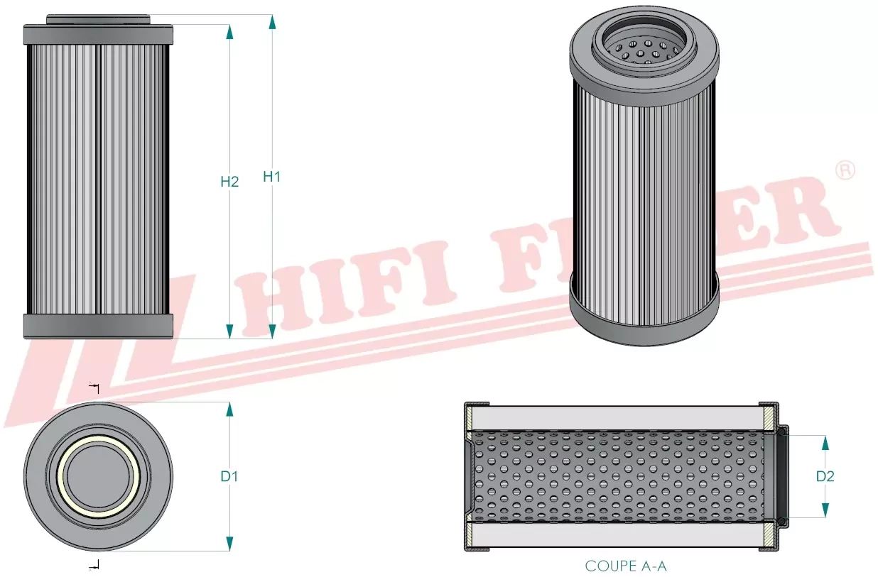 Гидравлический масляный фильтр HIFI FILTER SH 60073