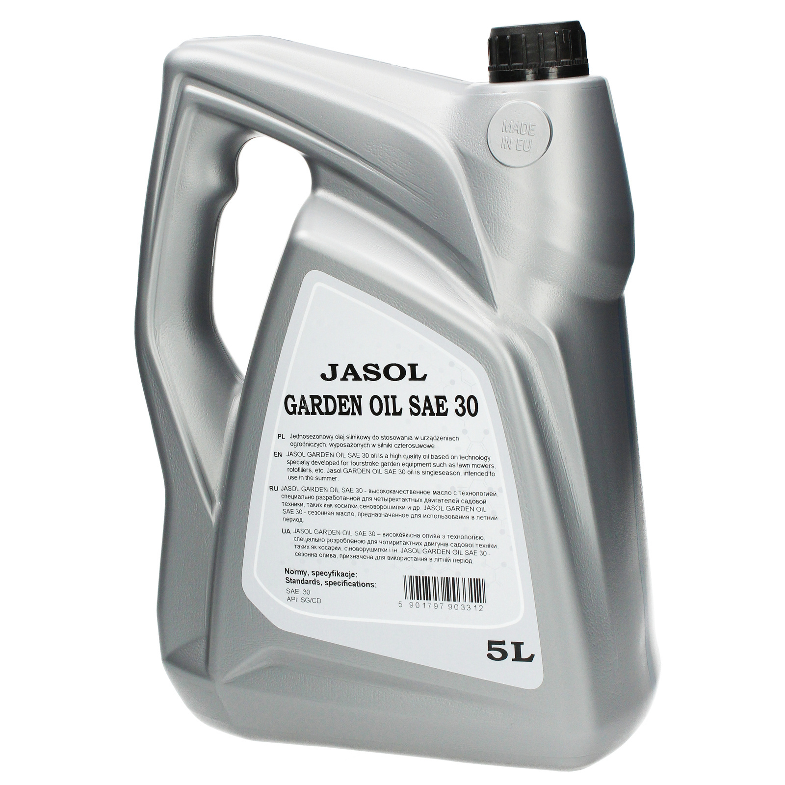 Масло для косилок 4T Jasol Garden SAE 30, 5 л
