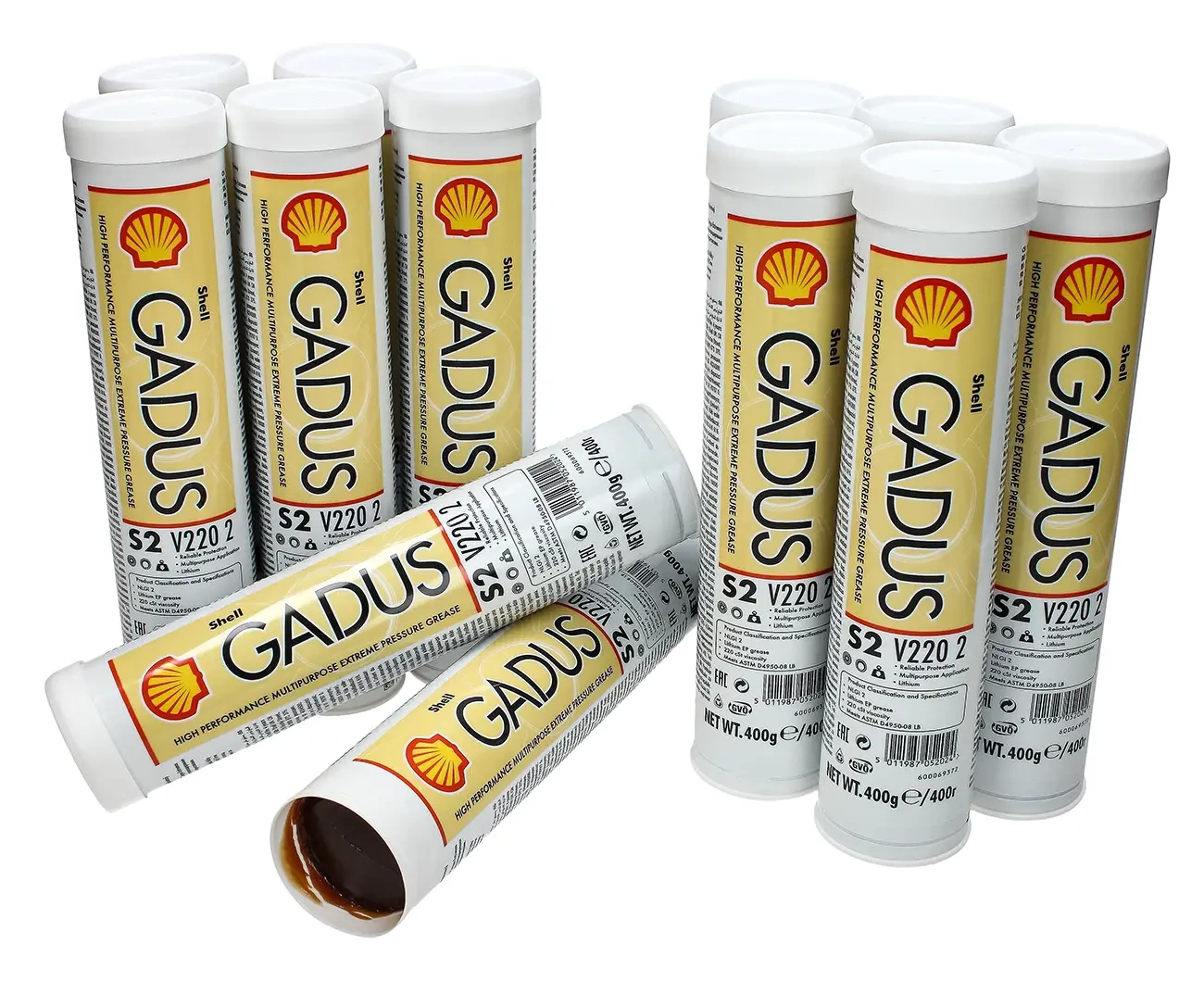 12x Smar SHELL GADUS S2 V220 2 400 г
