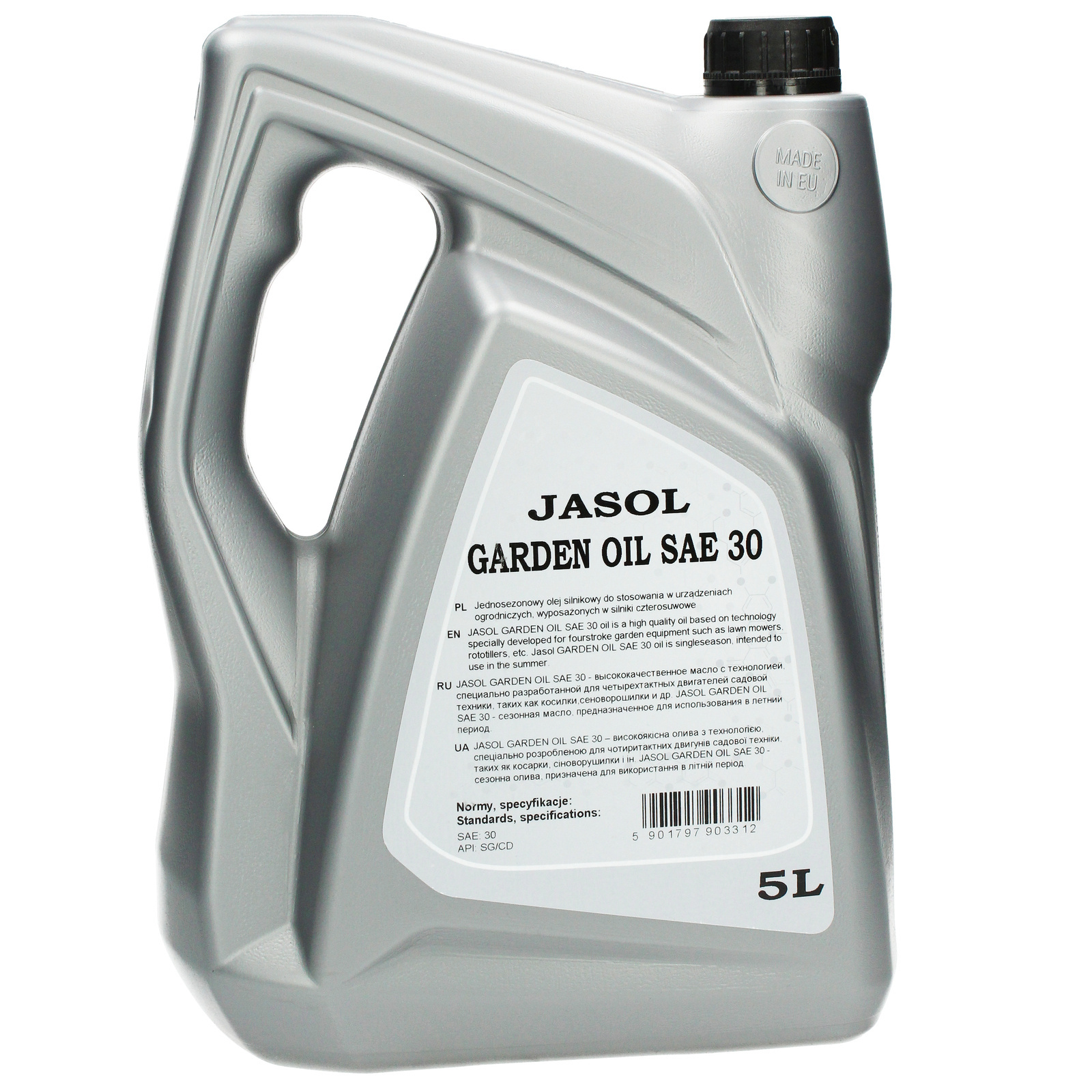 Масло для косилок 4T Jasol Garden SAE 30, 5 л