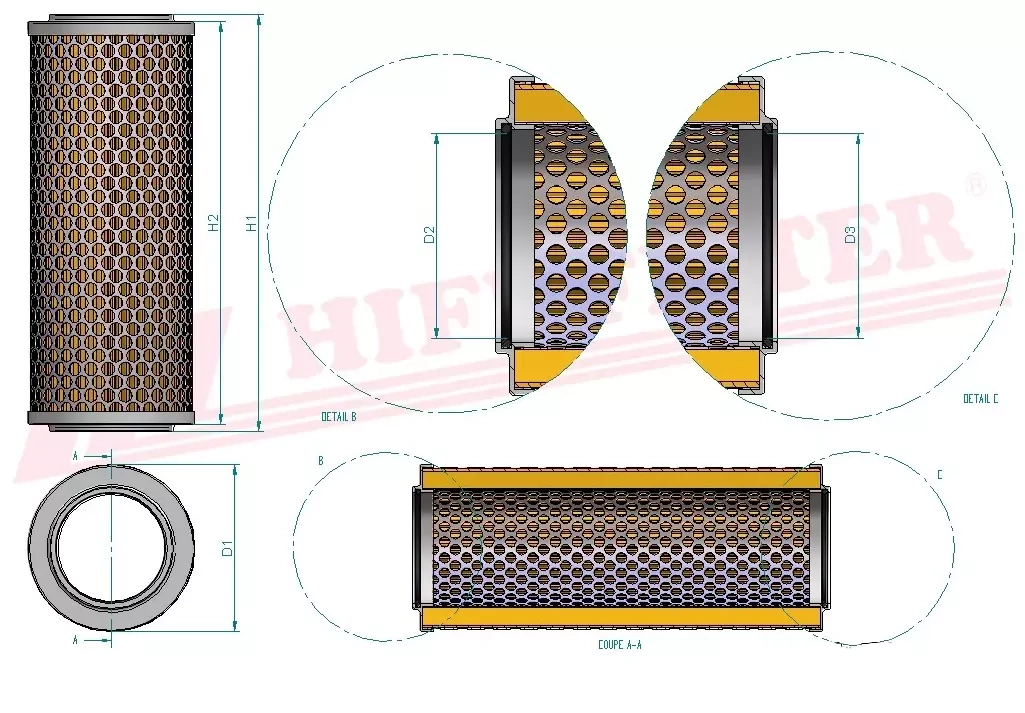 Гидравлический масляный фильтр HIFI FILTER SH 66062