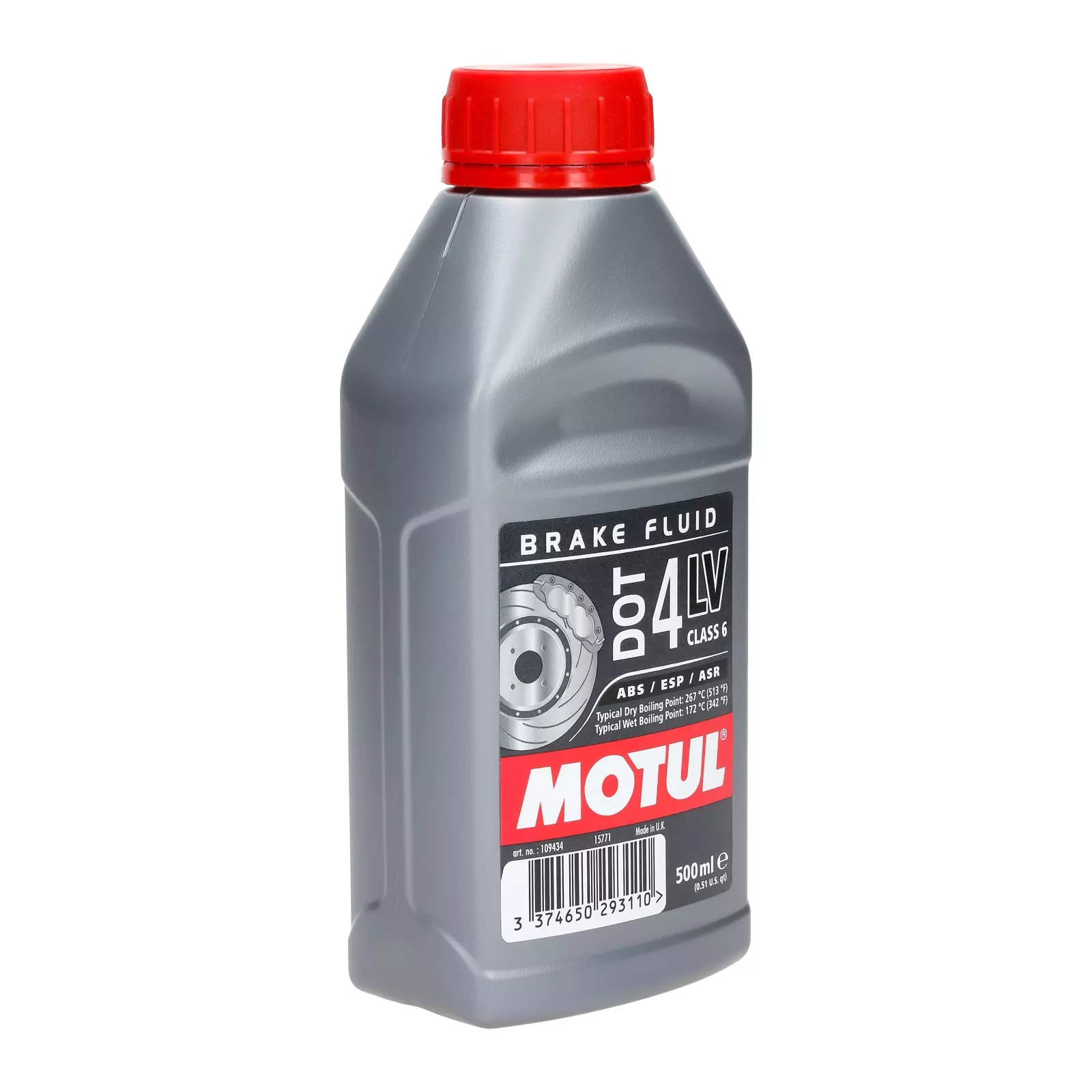Тормозная жидкость Motul DOT - 4 LV, 0,5 л