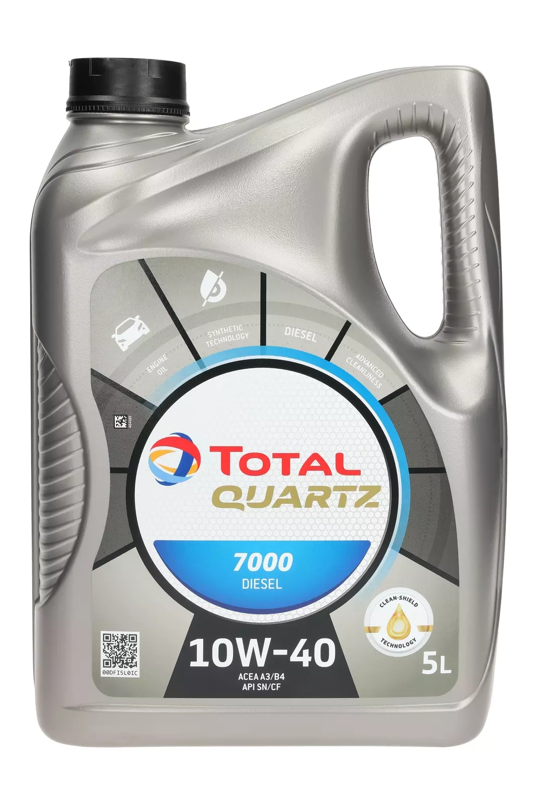 Моторное масло Total Quartz 7000 Diesel 10W-40, 5 л