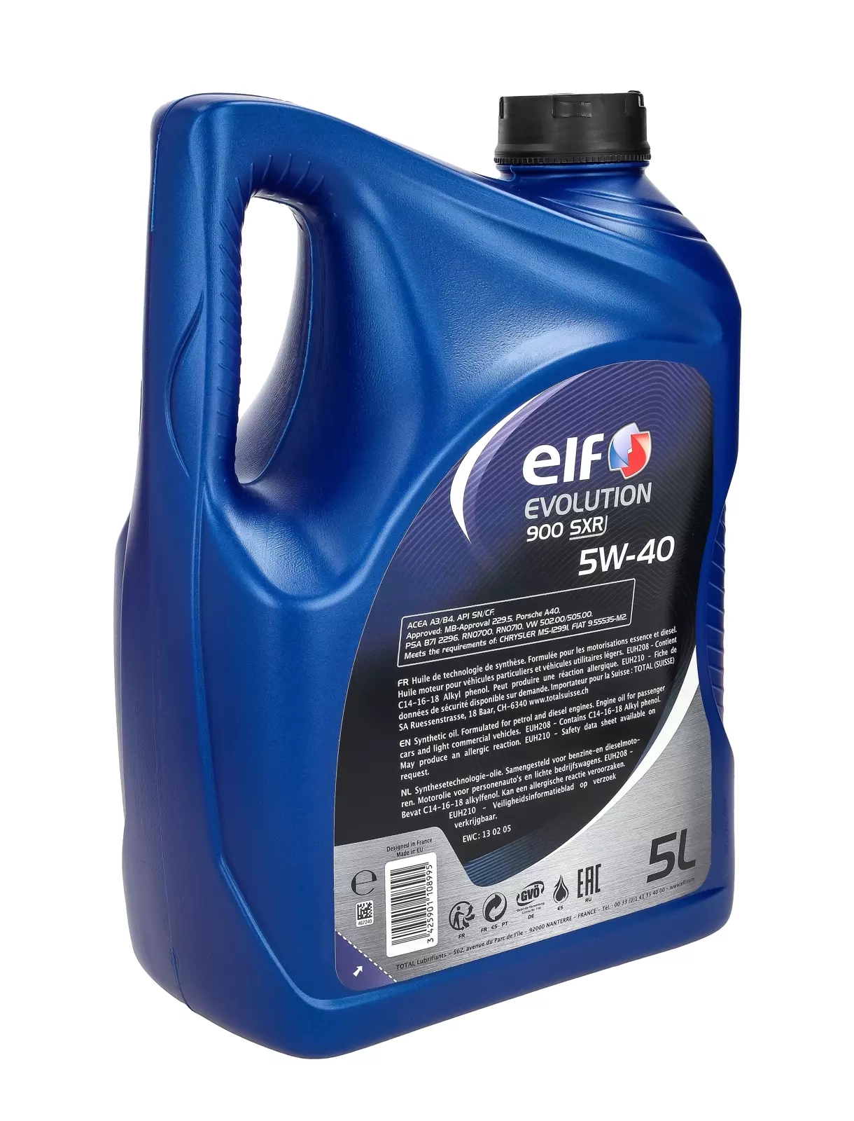Моторное масло Elf Evolution 900 SXR 5W-40, 5 л