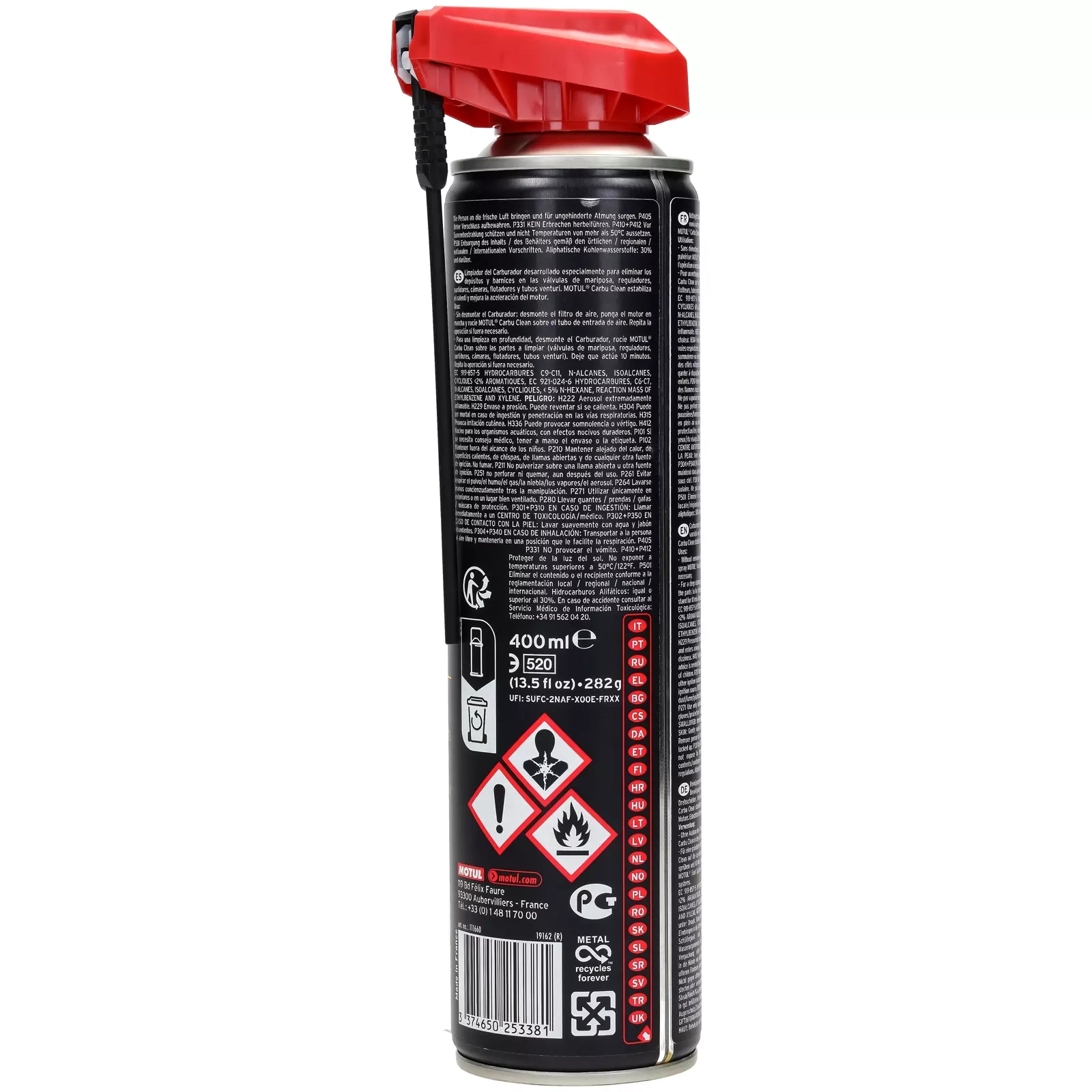 Очиститель карбюратора Motul P1 Carbu Clean, 400 мл