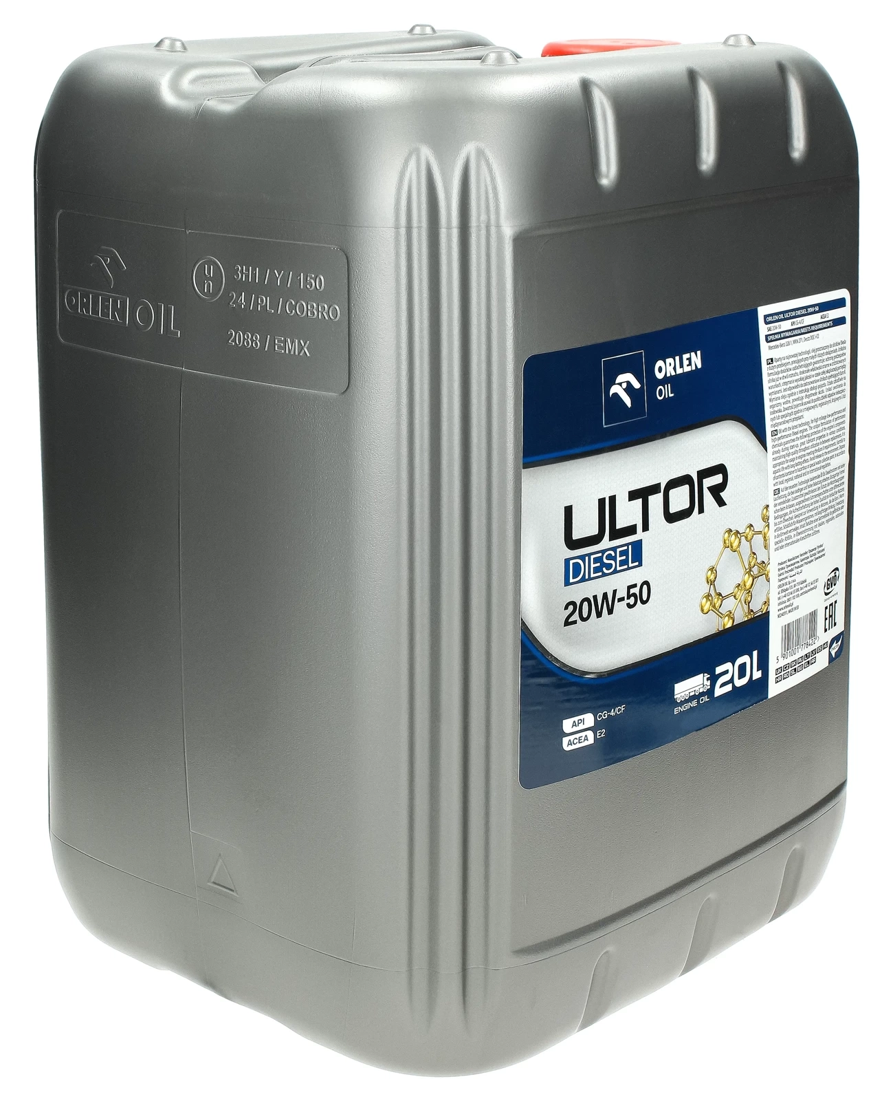 Моторное масло Orlen Platinum ULTOR DIESEL 20W-50, 20 л