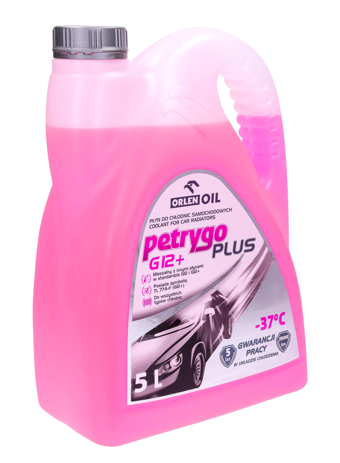 Охлаждающая жидкость Orlen PETRYGO PLUS G12 + 5 л
