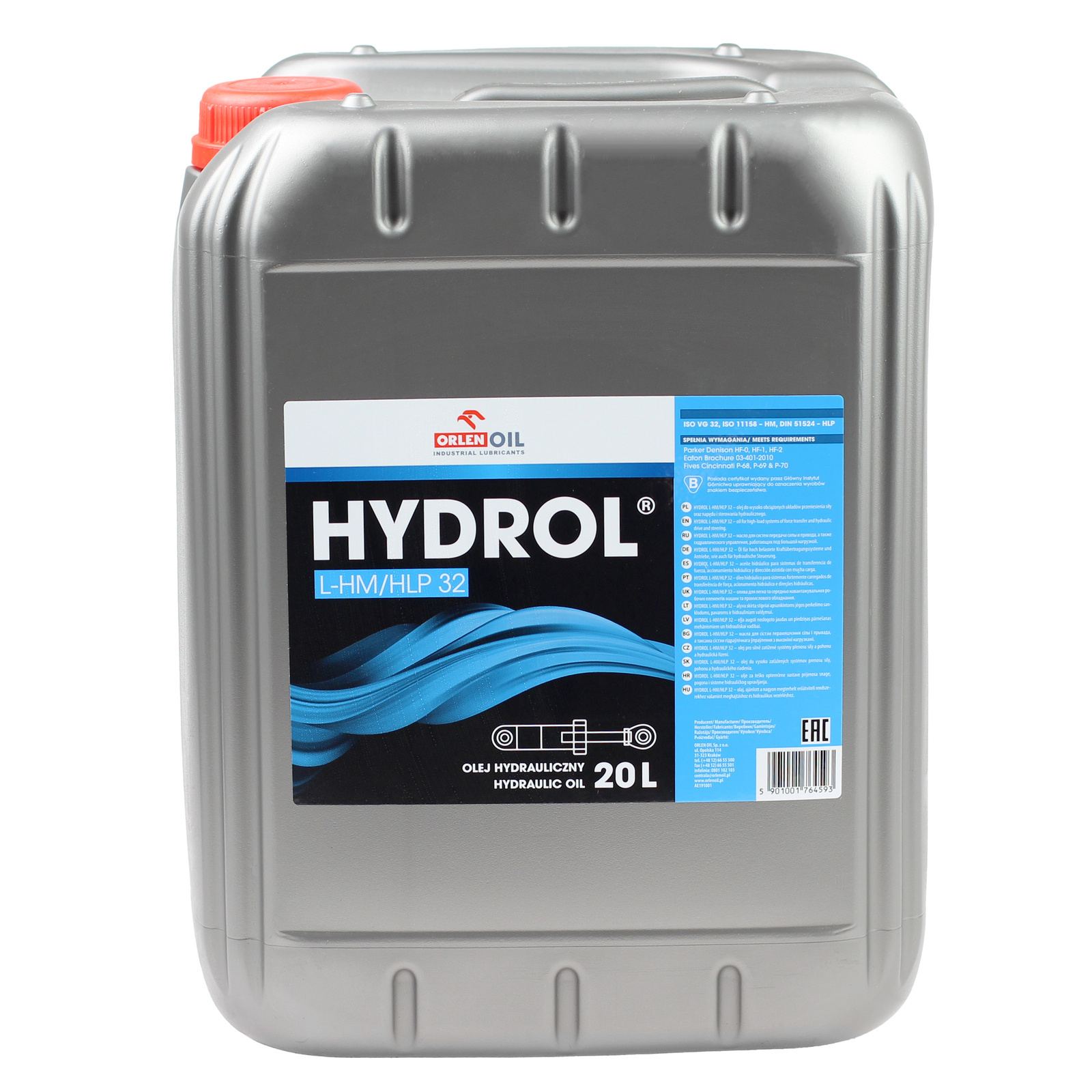 Гидравлическое масло Orlen HYDROL L-HM / HLP 32, 20 л