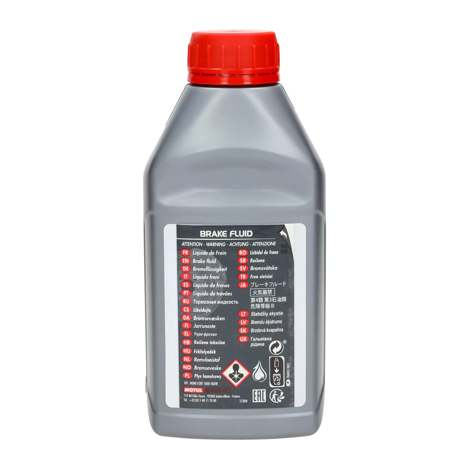 Тормозная жидкость Motul DOT - 4 LV, 0,5 л
