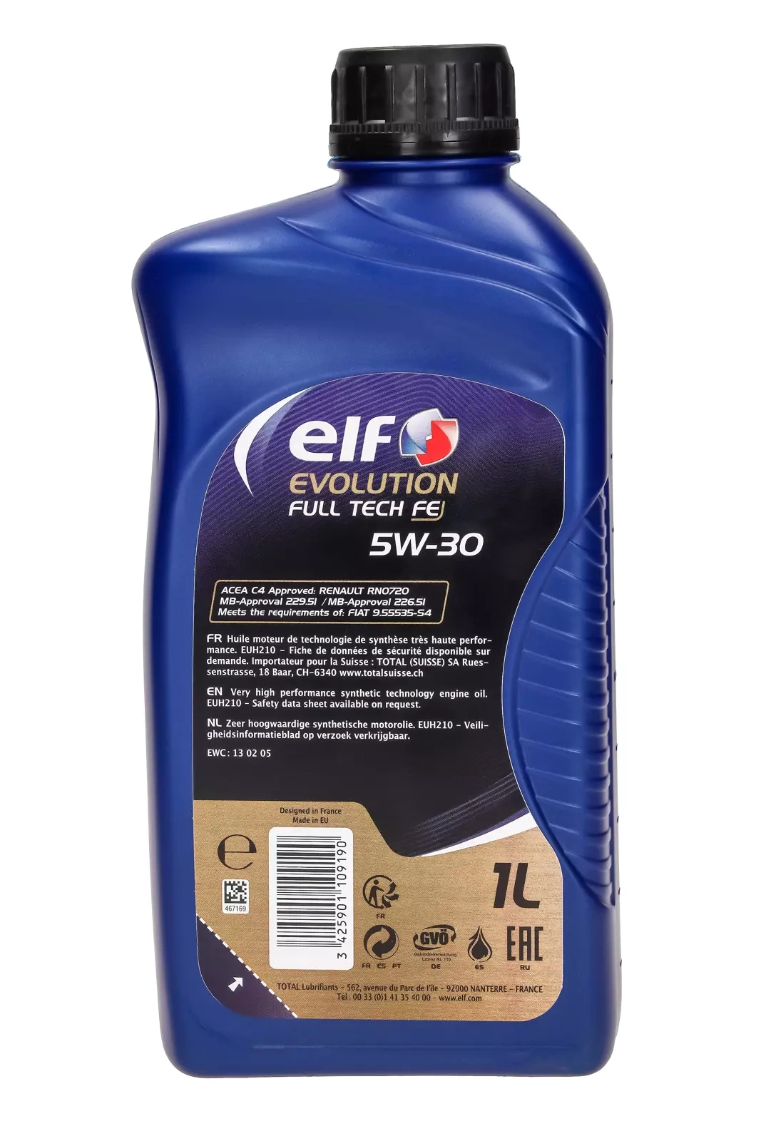 Моторное масло Elf Evolution Full-Tech FE 5W30, 1 л