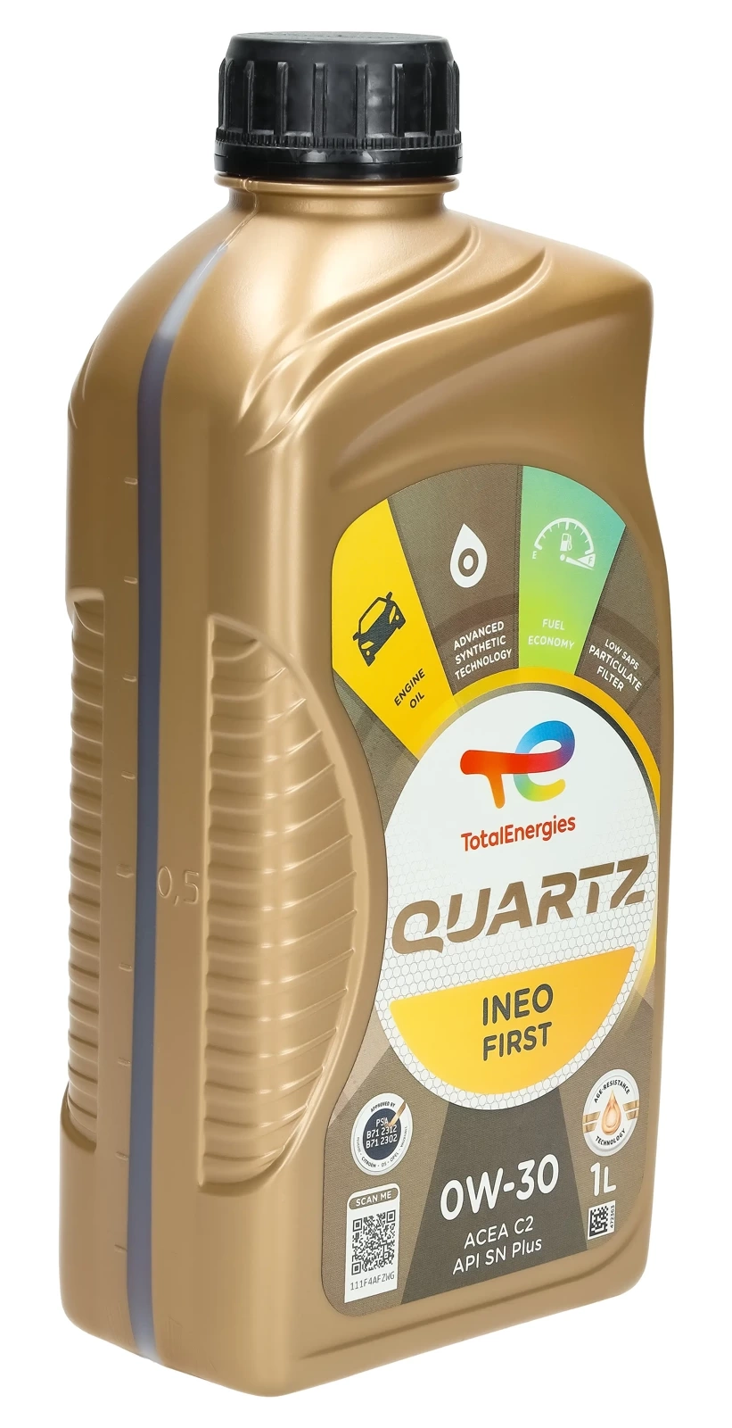 Моторное масло Total Quartz Ineo First 0W-30, 1 л