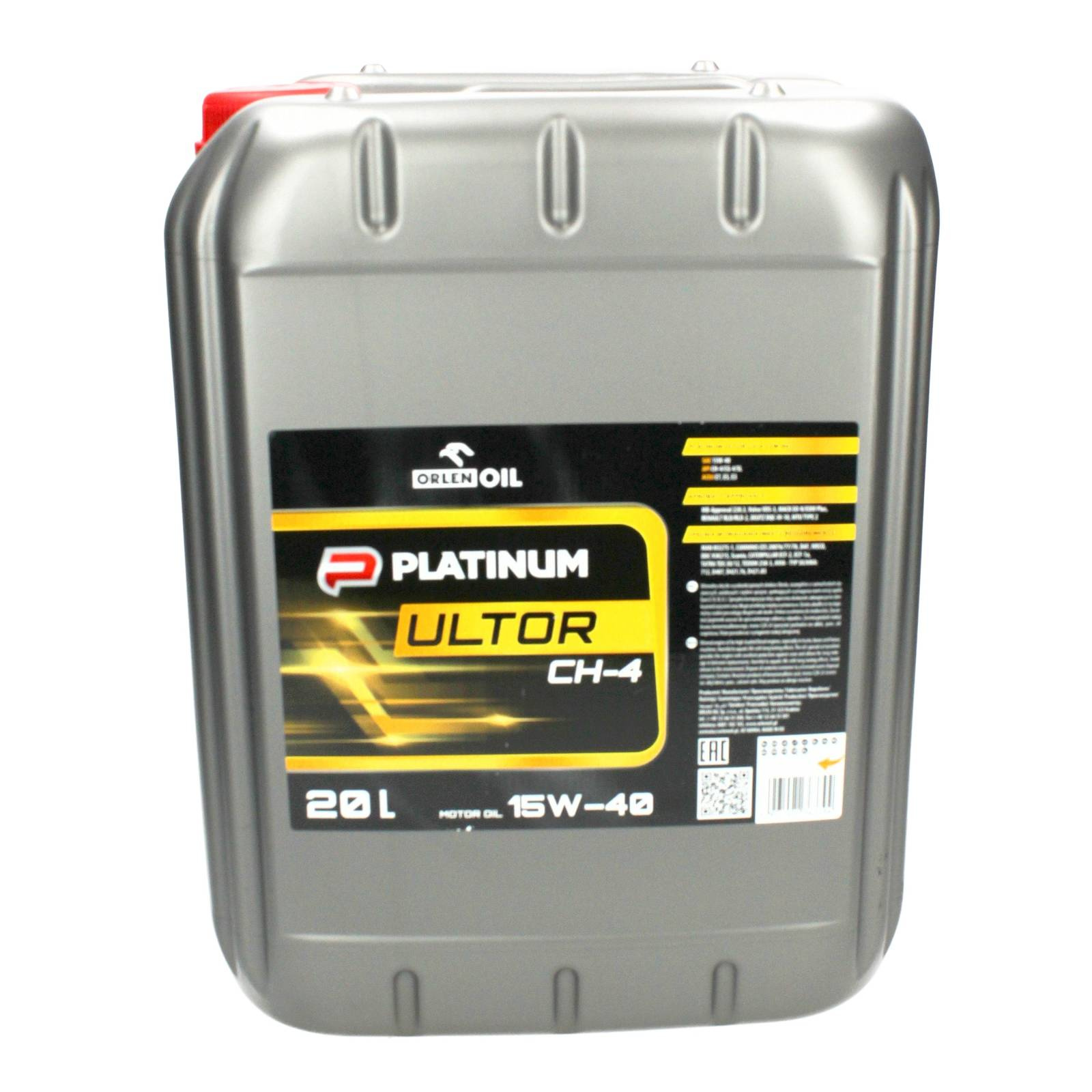 Моторное масло Orlen Platinum ULTOR CH-4 15W-40 20 л + 5 л