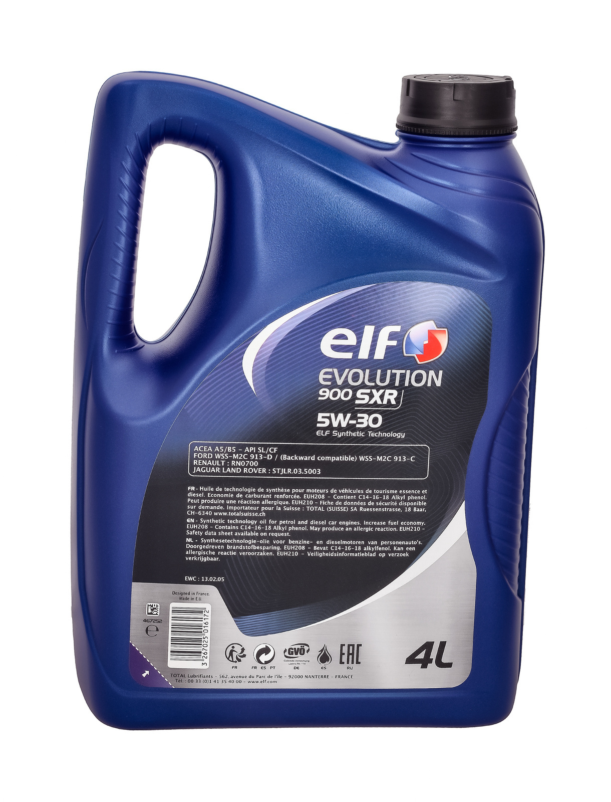 Моторное масло Elf Evolution 900 SXR 5W-30 4 л