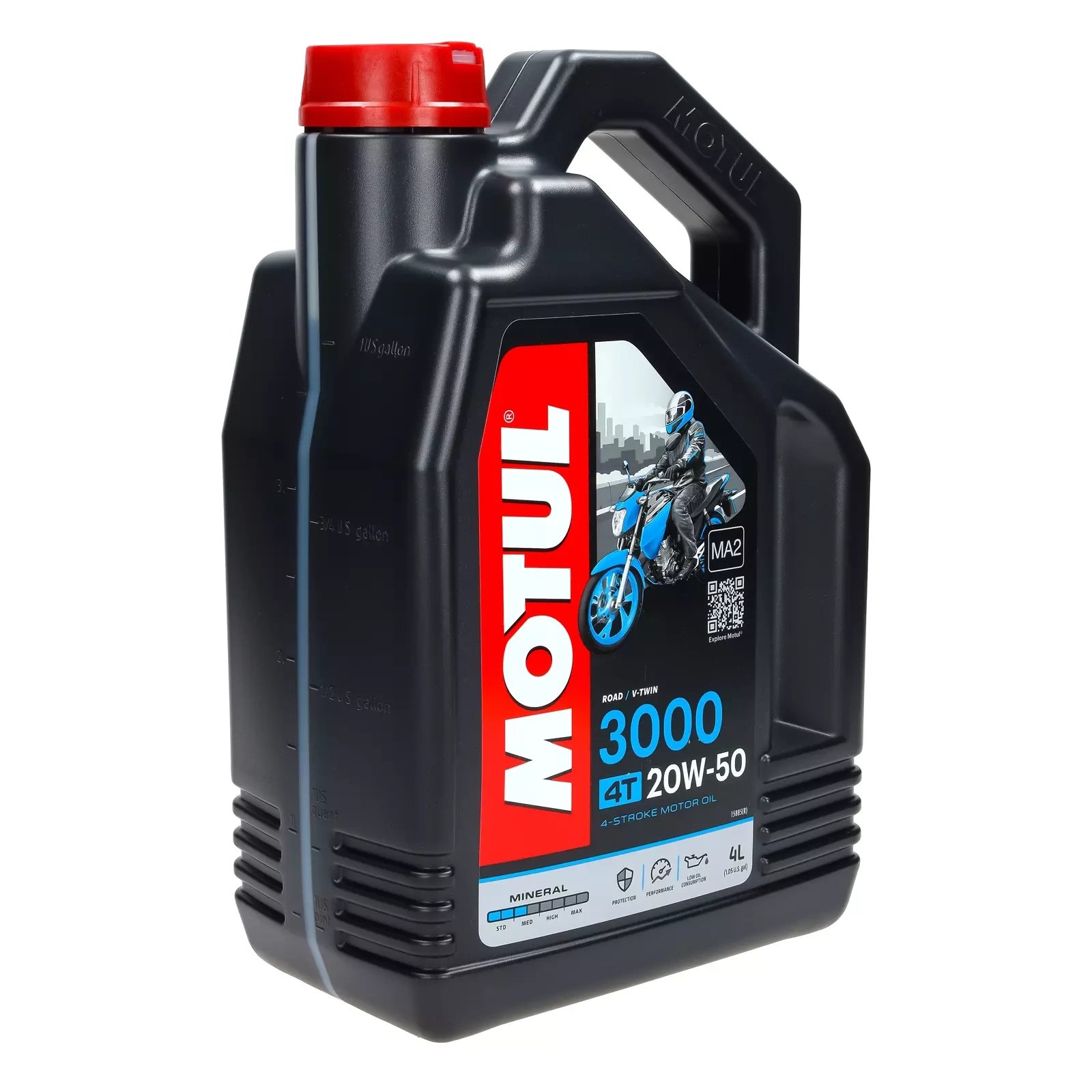 Моторное масло Motul 3000 4T 20W - 50 4 л
