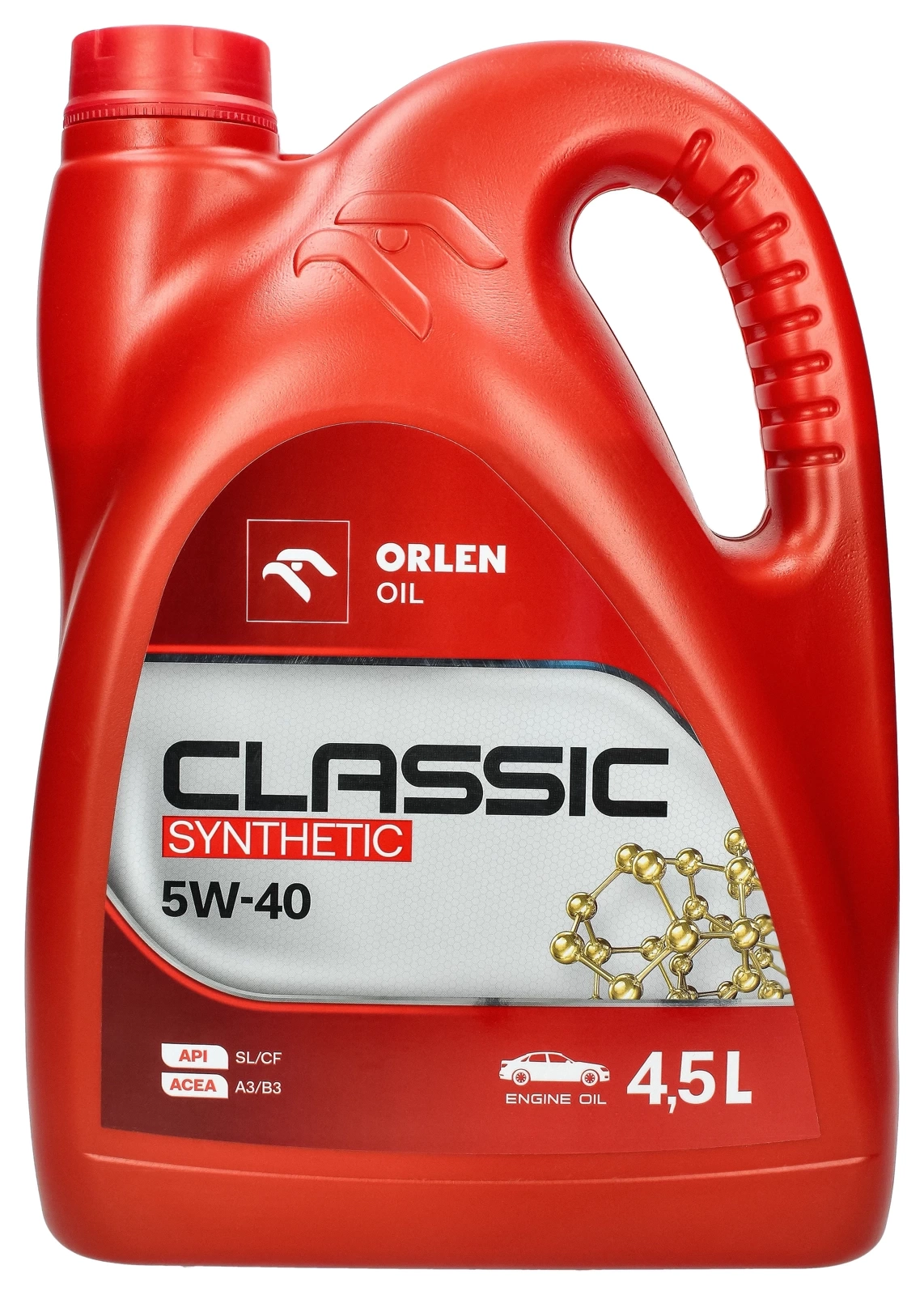 Моторное масло Orlen Platinum Classic Synthetic 5W - 40, 4,5 л