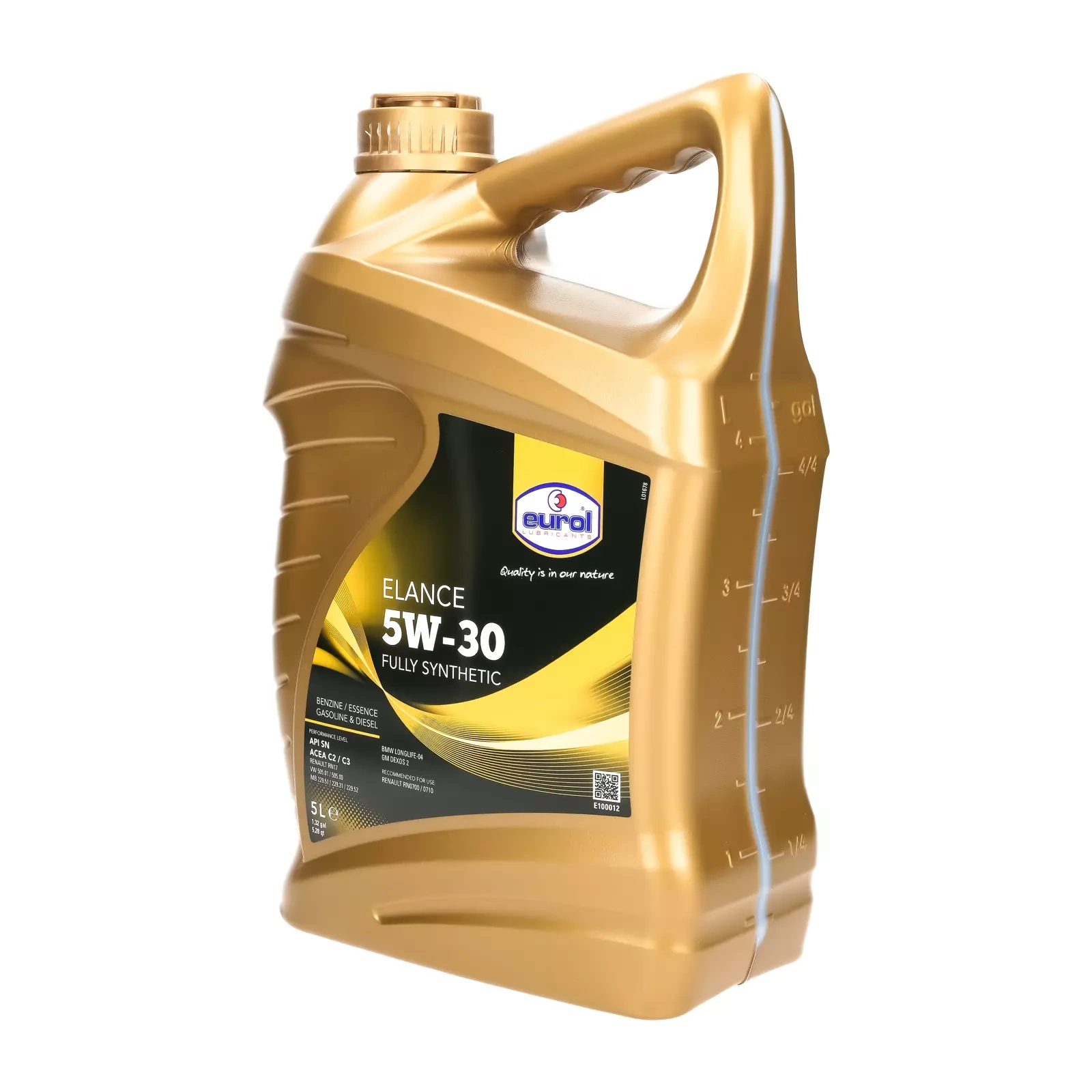 Моторное масло Eurol Elance 5W-30, 5 л