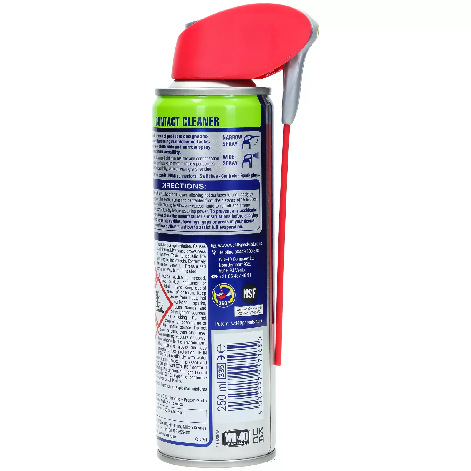 Контактное чистящее средство Preparat WD-40 Specialist, 250 мл