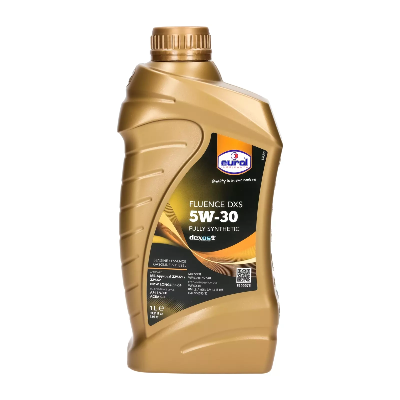 Моторное масло Eurol Fluence DXS 5W-30, 1 л