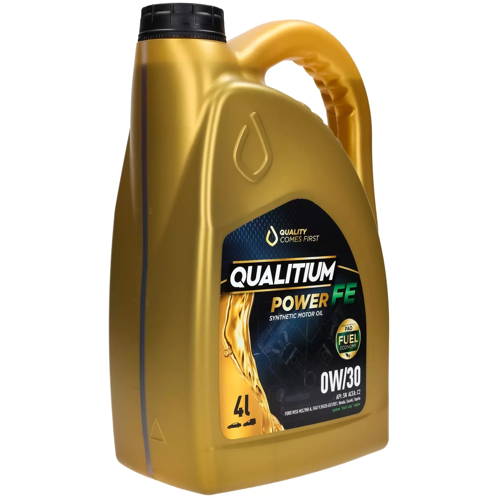 Моторное масло Qualitium Power FE 0W-30, 4 л