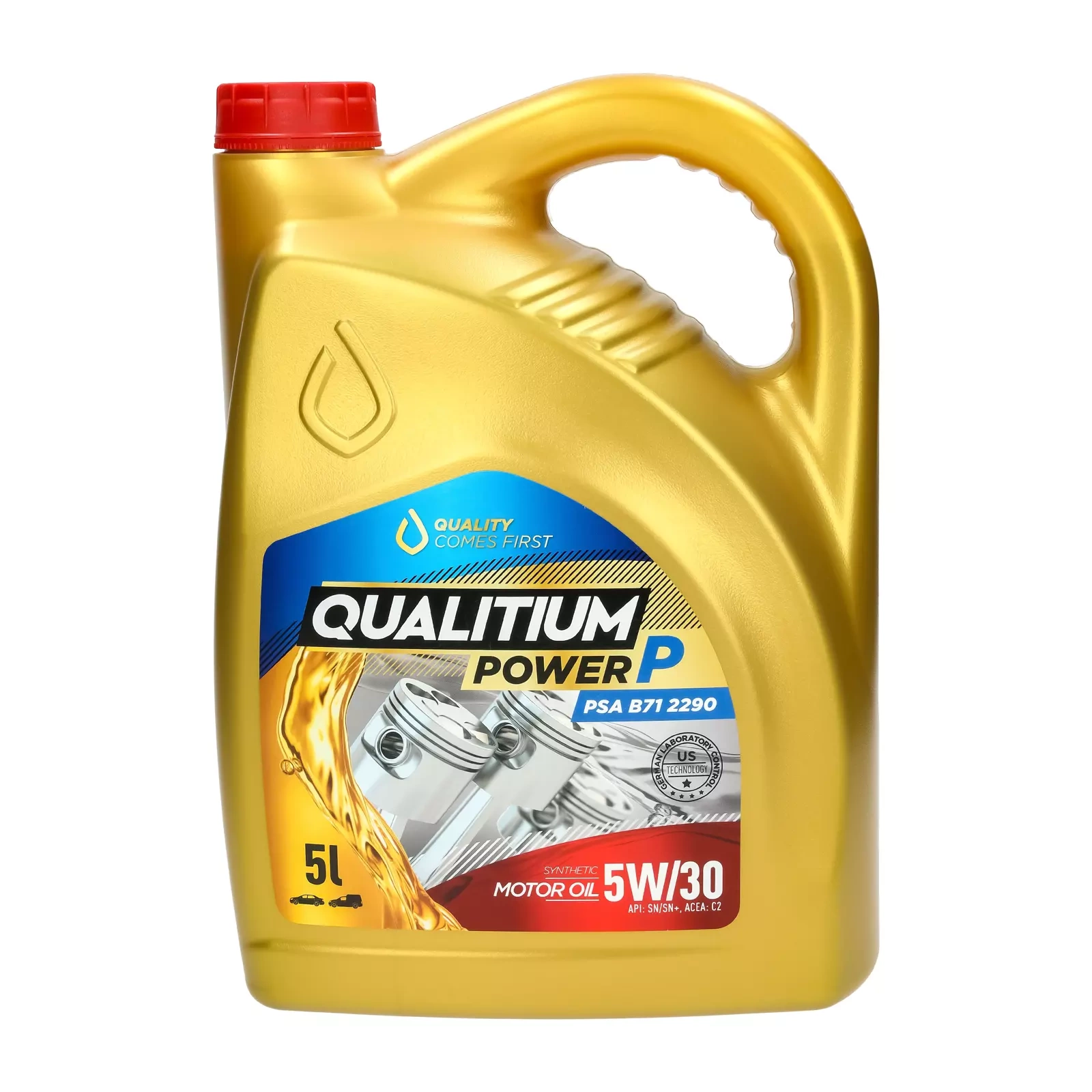 Моторное масло Qualitium Power P 5W-30, 5 л