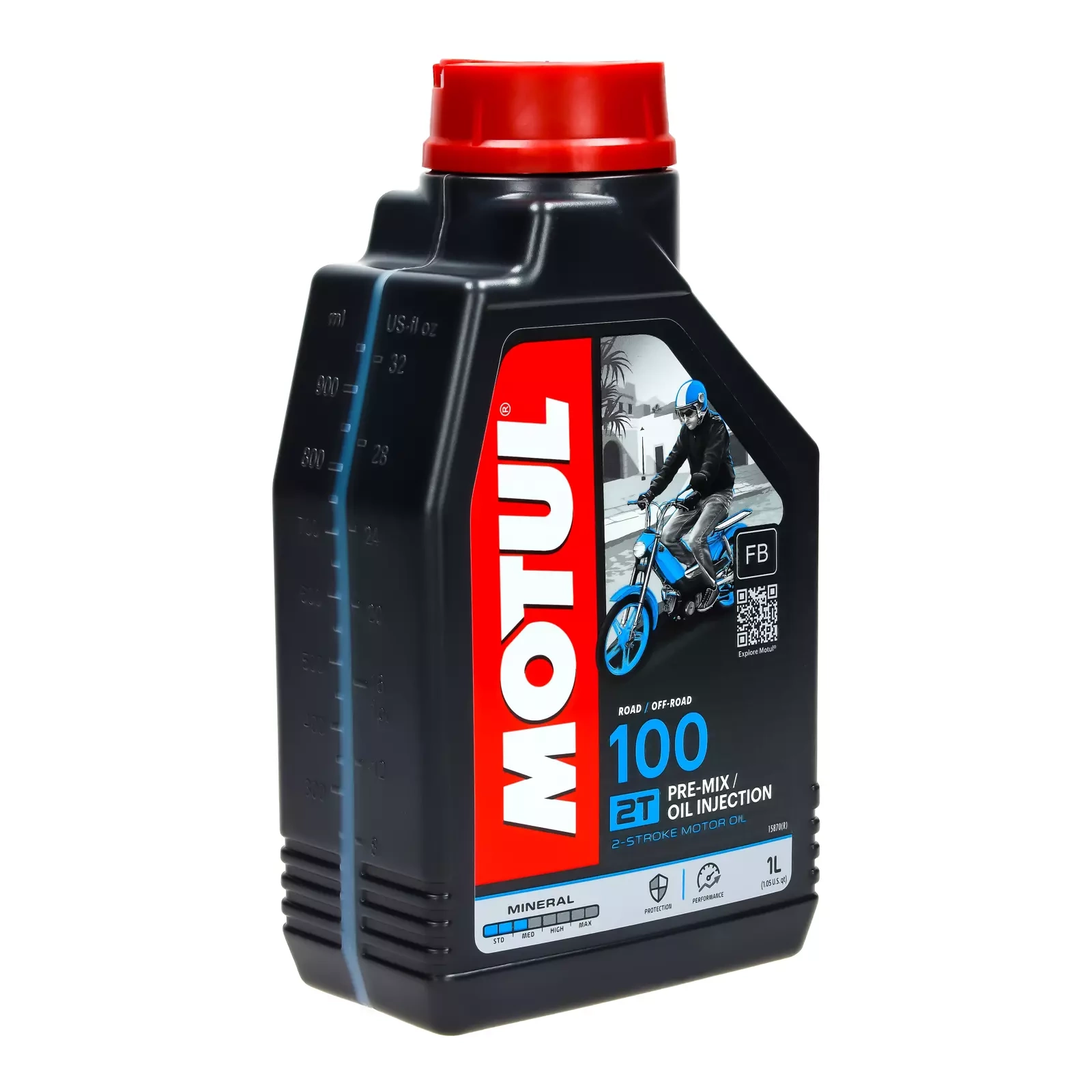 Моторное масло Motul 100 2T, 1 л