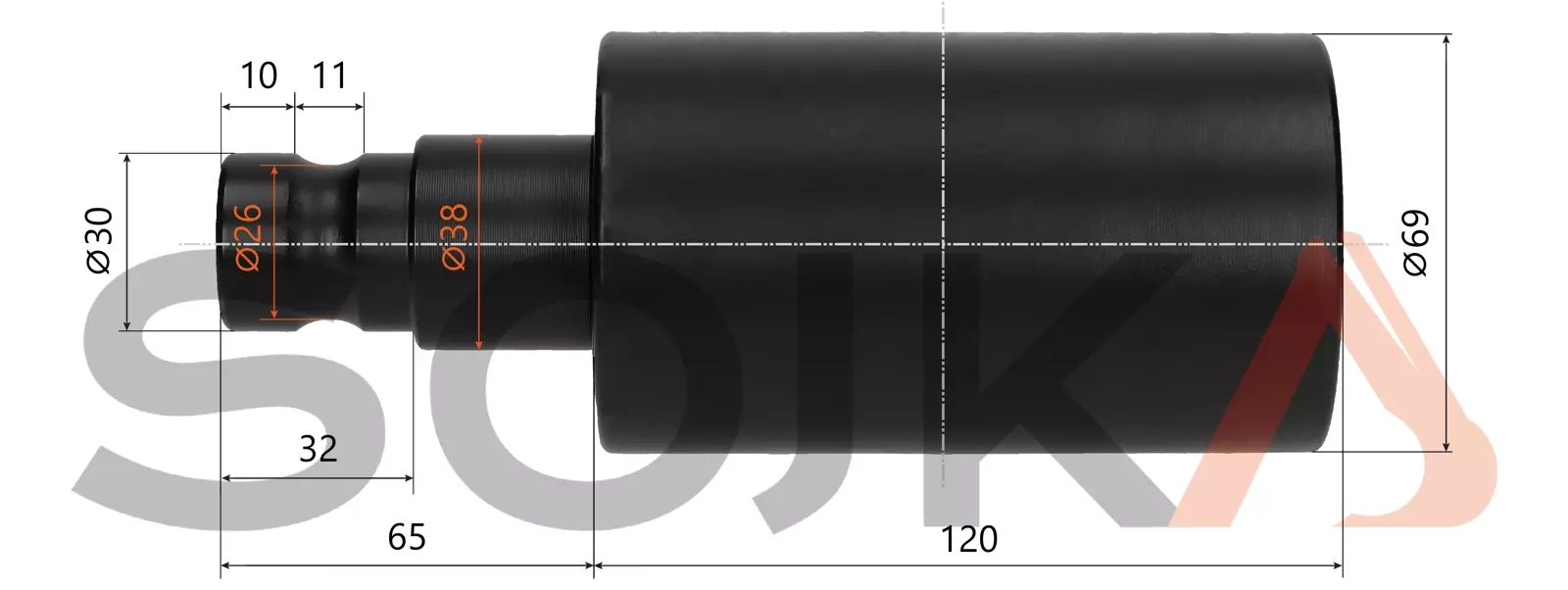 Опорный ролик, верхний CAT 305E2 CR (422-0838)