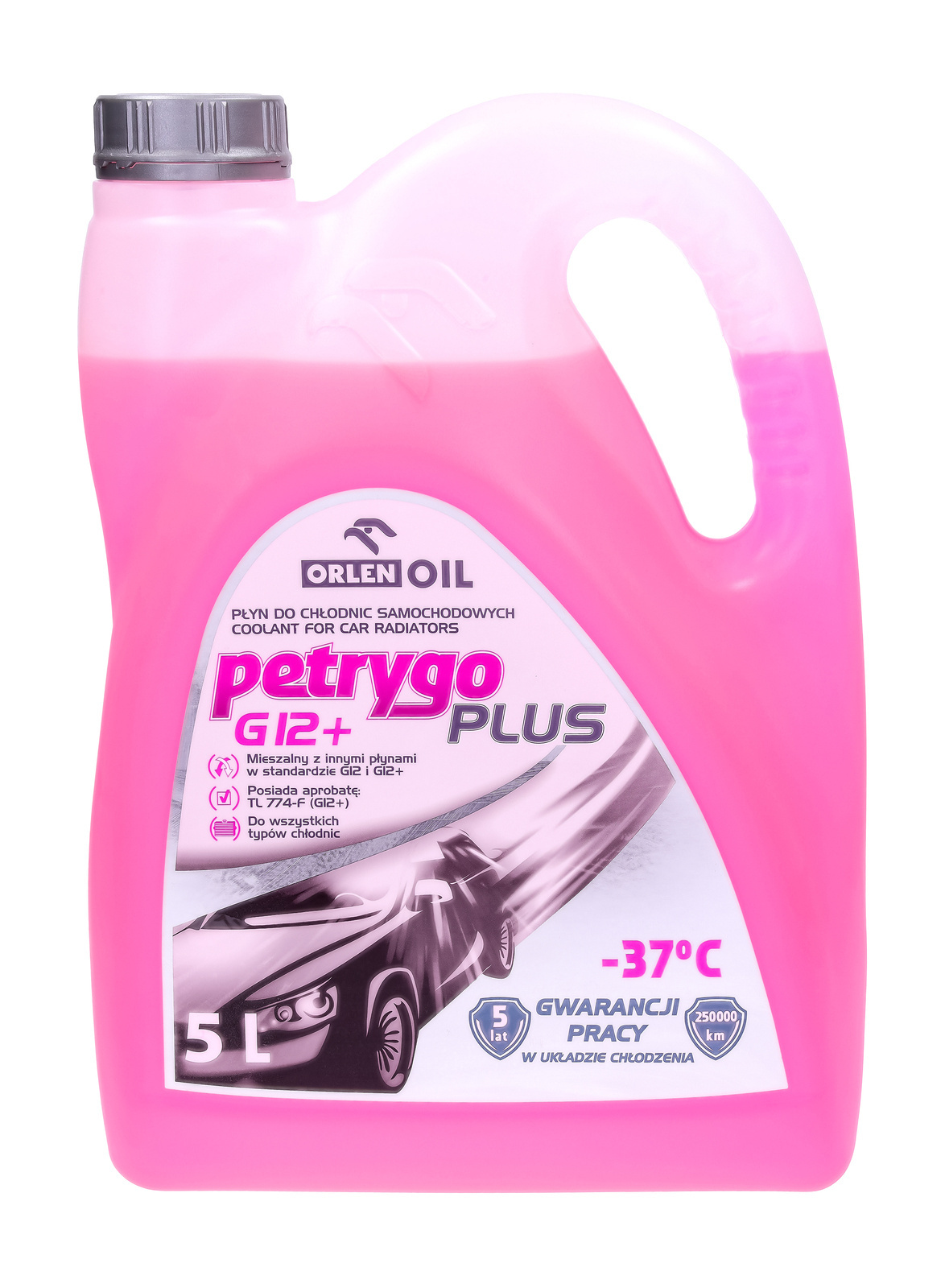 Охлаждающая жидкость Orlen PETRYGO PLUS G12 + 5 л