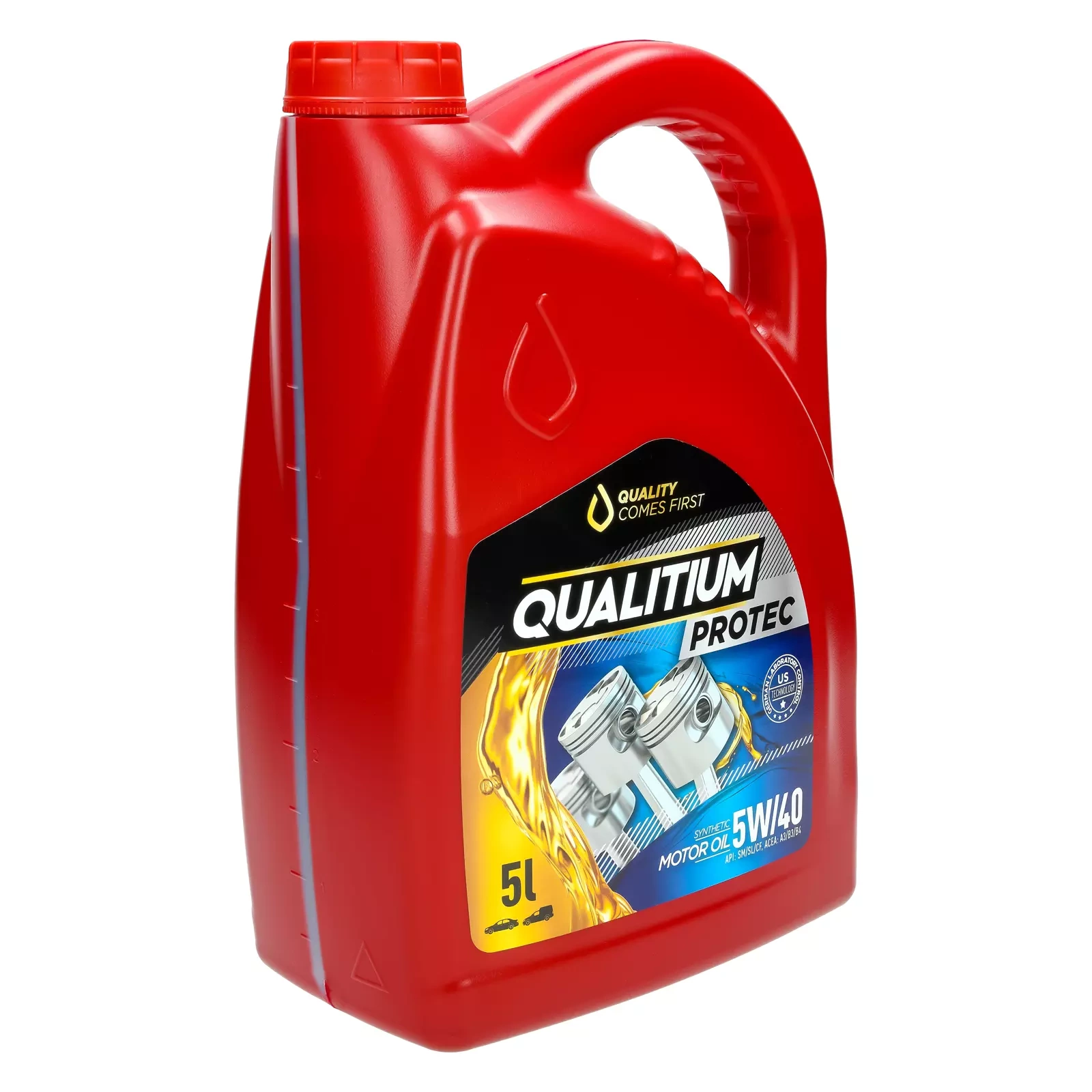 Моторное масло Qualitium Protec 5W-40, 5 л