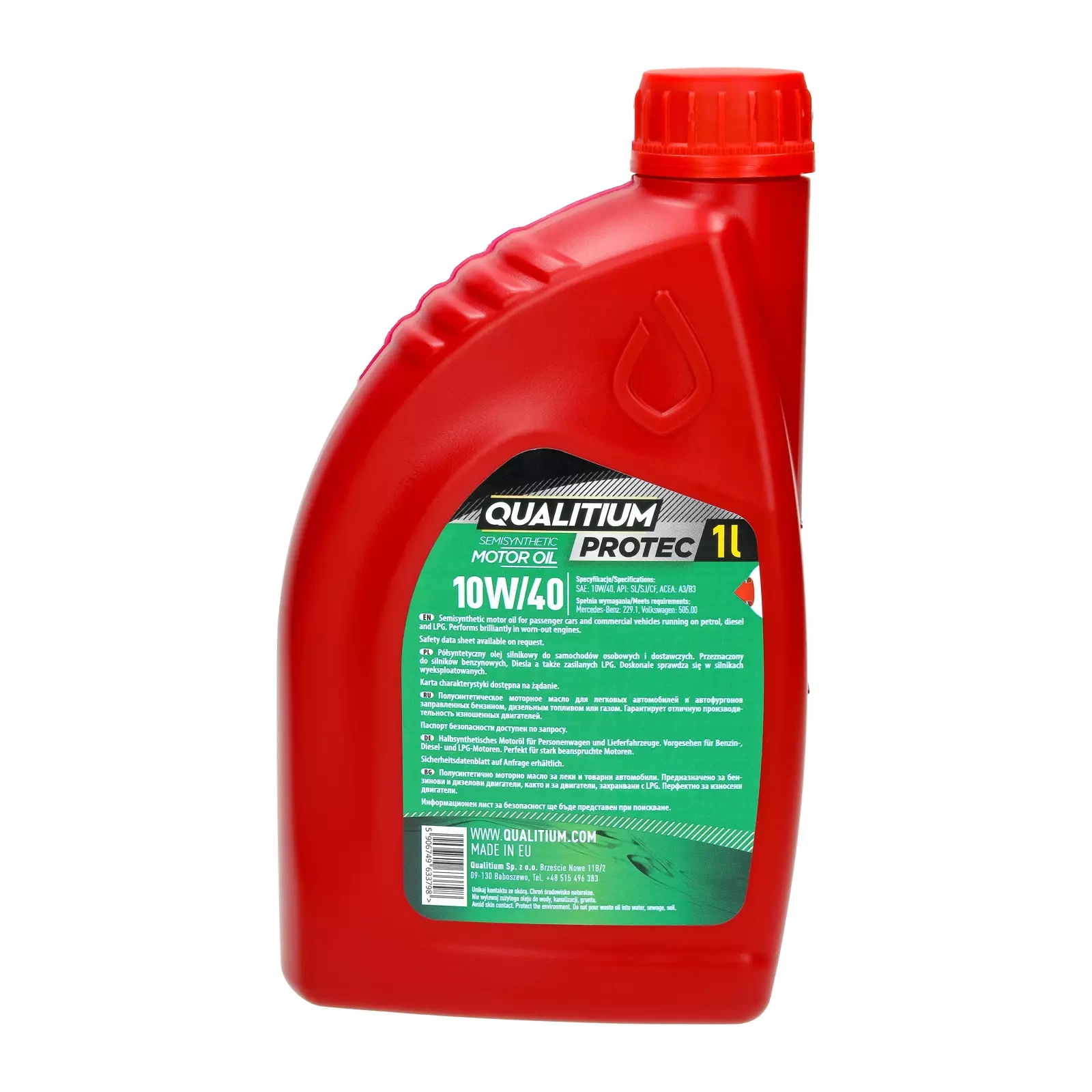 Моторное масло Qualitium Protec 10W-40, 1 л