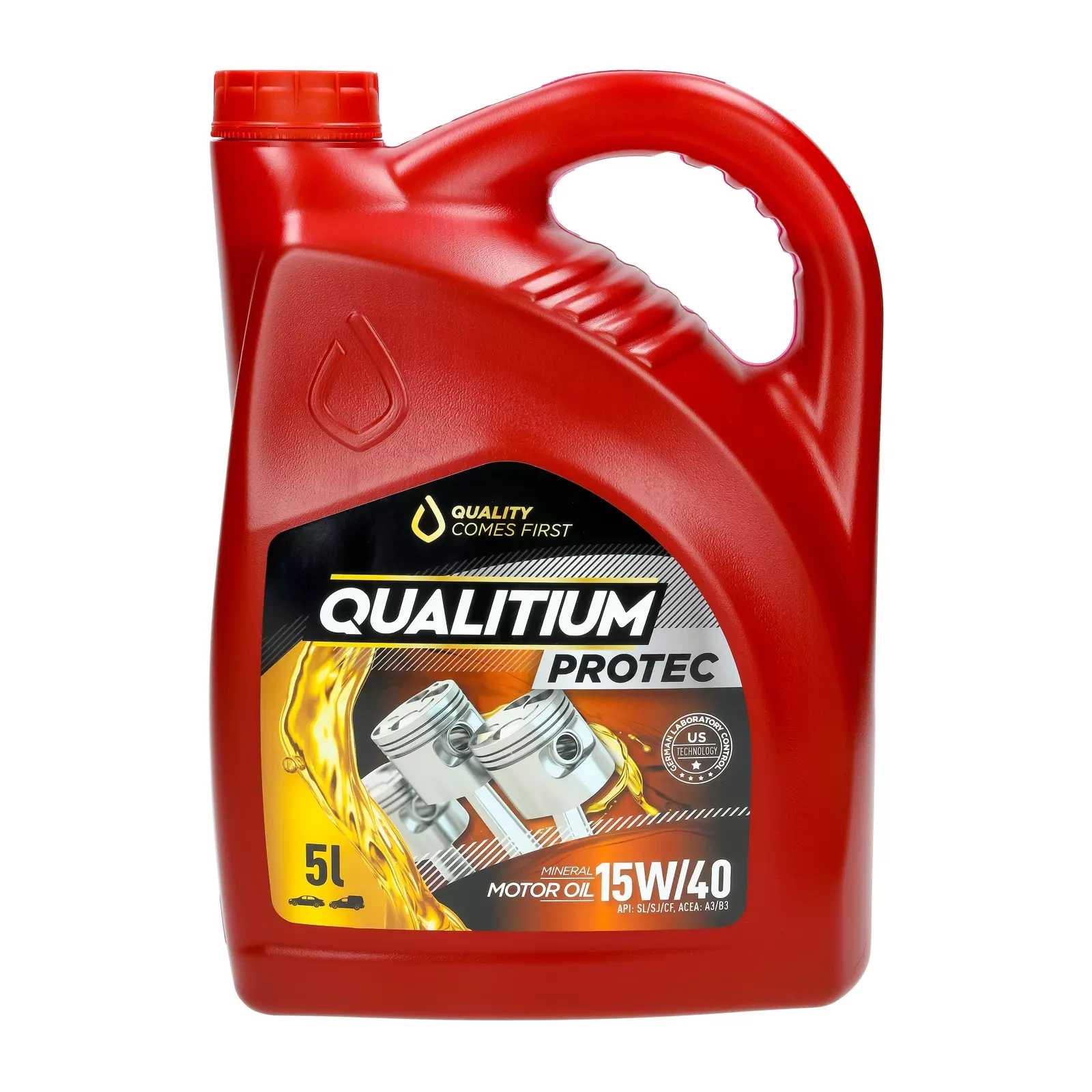 Моторное масло Qualitium Protec 15W-40, 5 л