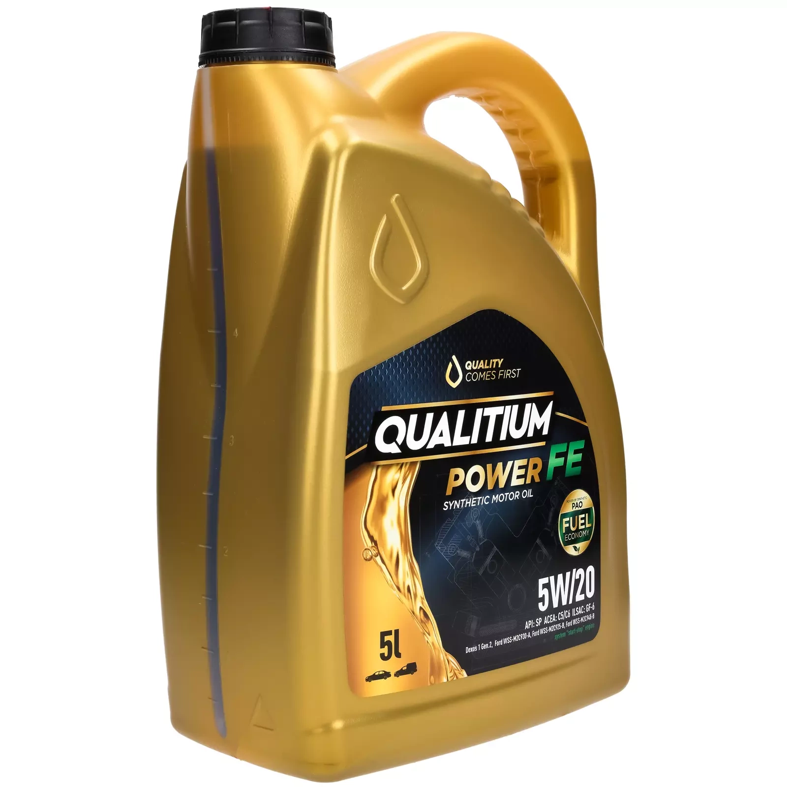 Моторное масло Qualitium Power FE 5W-20, 5 л