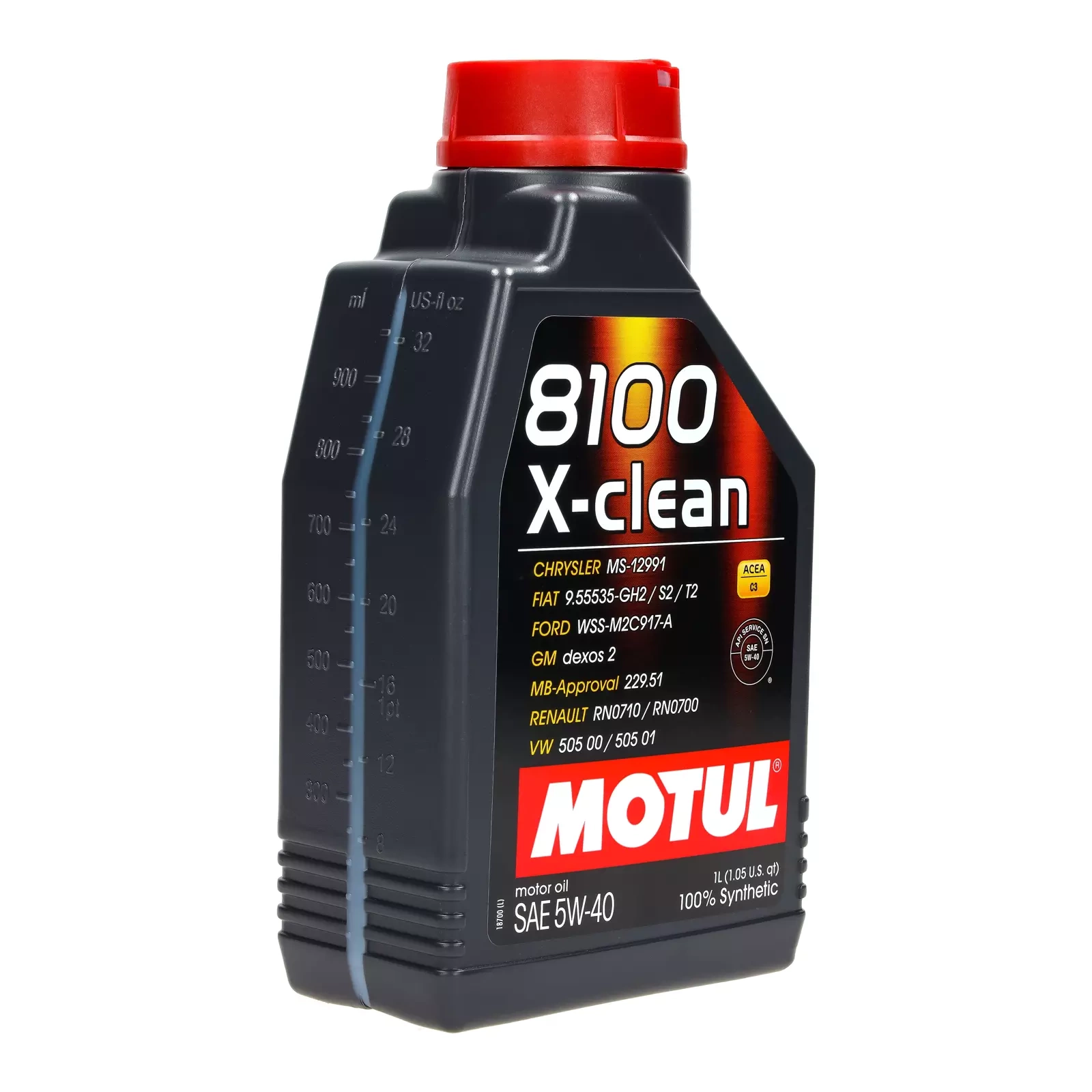 Моторное масло Motul 8100 X-Clean C3 5W-40, 1 л