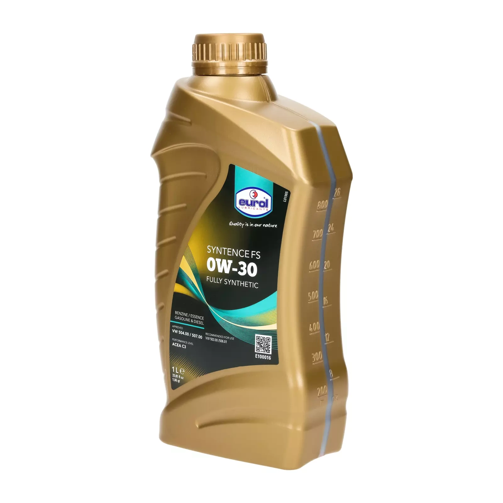 Моторное масло Eurol Syntence FS 0W - 30, 1 л