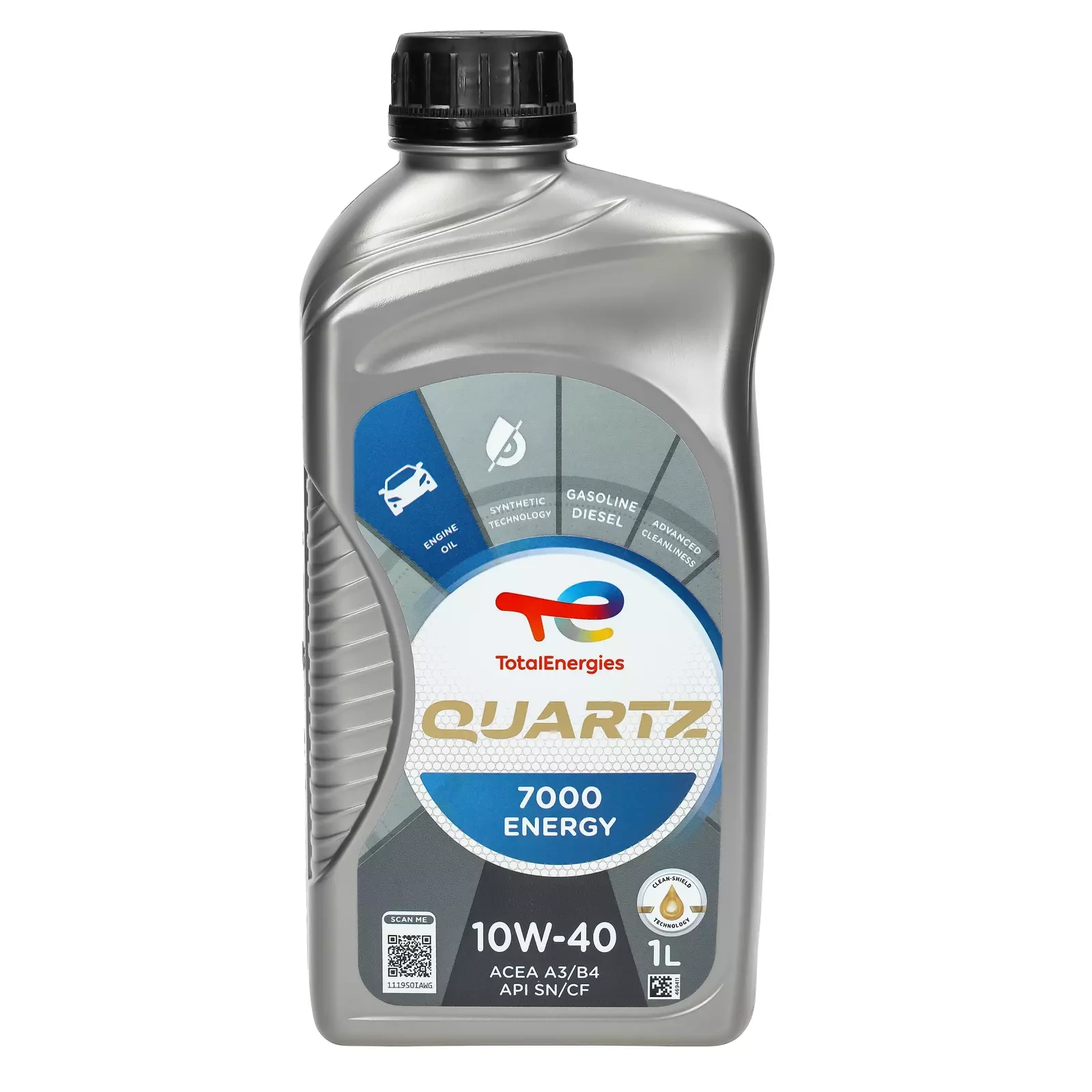 Моторное масло Total Quartz 7000 Energy 10W-40, 1 л