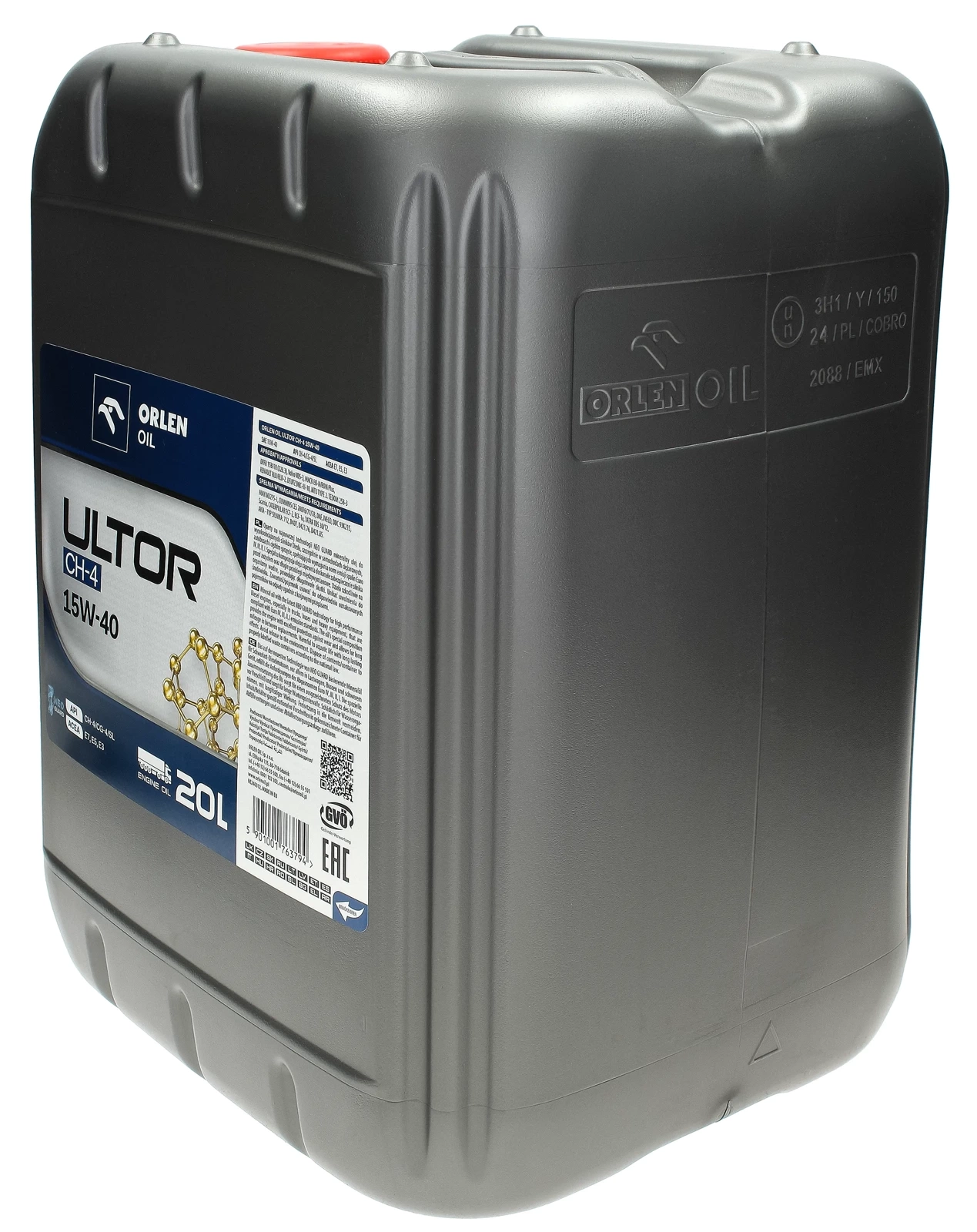 Моторное масло Orlen Platinum ULTOR CH-4 15W-40, 20 л
