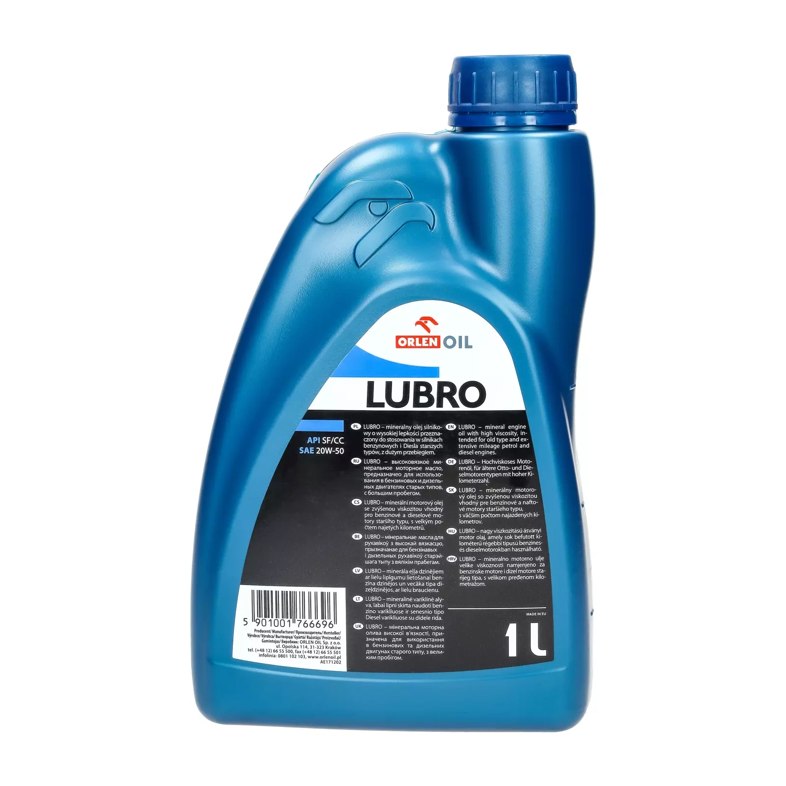 Моторное масло Orlen Oil Lubro SF / CC 20W-50, 1 л