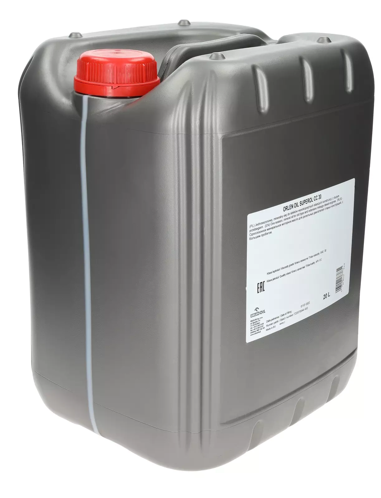 Моторное масло Orlen SUPEROL CC 30, 20 л