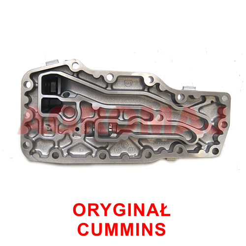 3955034-Cummins корпус масляного радиатора QSB6.7>