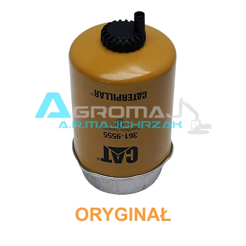 361-9555-CATERPILLAR топливный фильтр 3044 C3. 4>