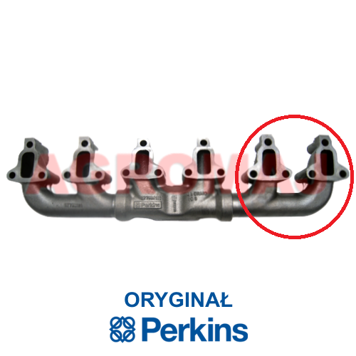 3778M101-PERKINS выпускной коллектор 1106C-E60TA>