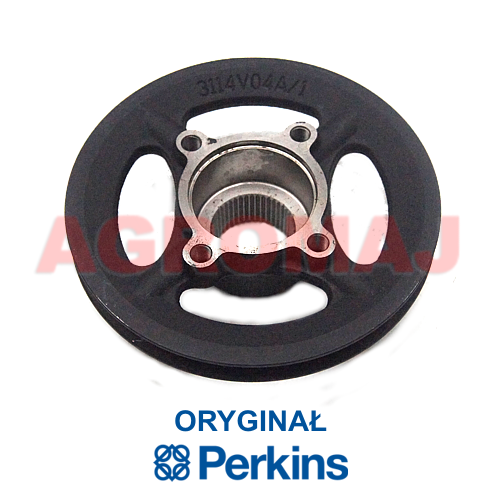 3114v041-PERKINS шкив двигателя 1004.4 1104c-44t>