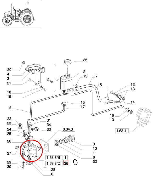 РУЛЕВОЙ НАСОС NEW HOLLAND CASE 91838763 - 87569205 - 5094395 - 5179722 - 84530166