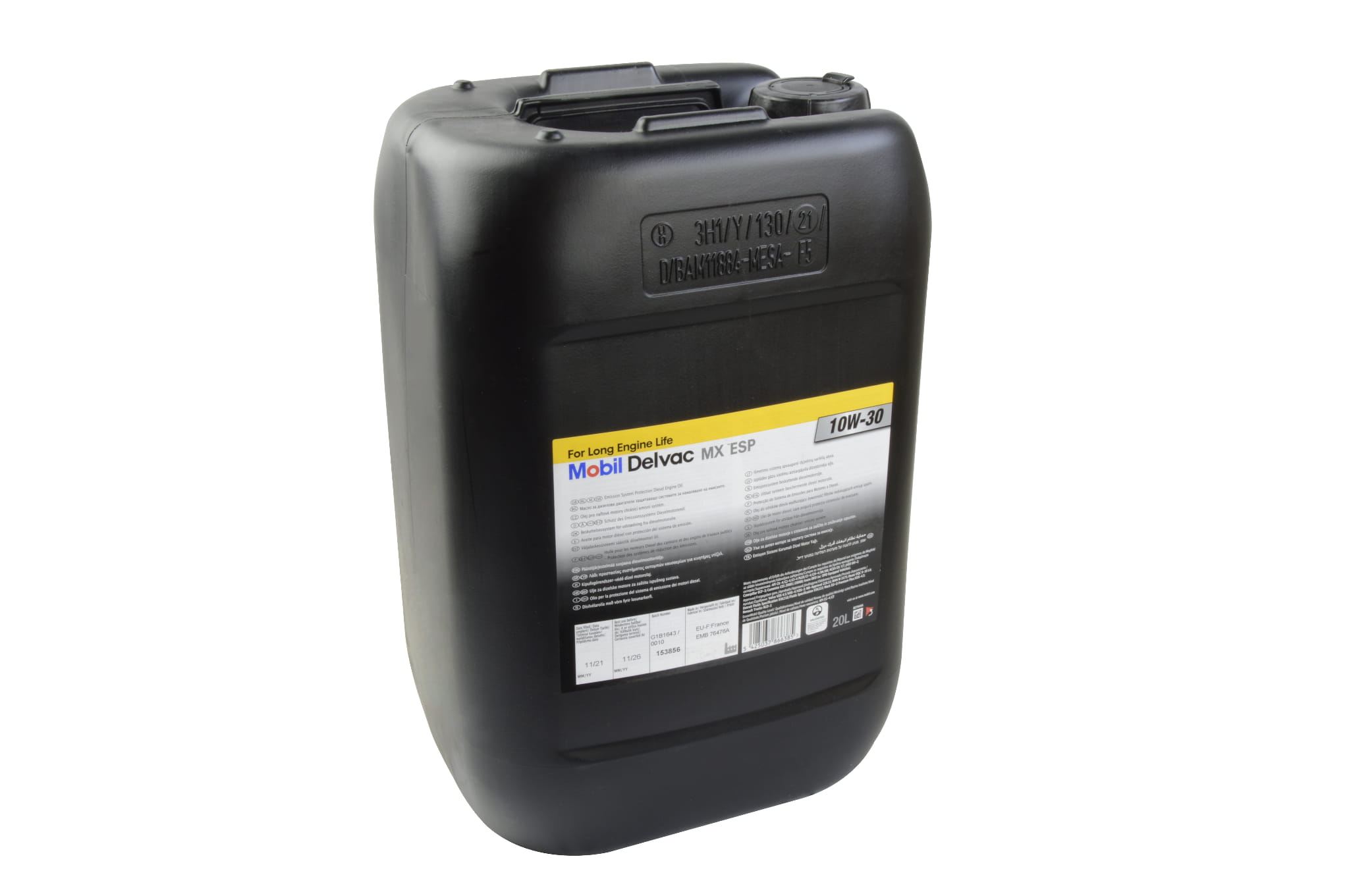 МОТОРНОЕ МАСЛО MOBIL DELVAC MX ESP 10W30, 20 л