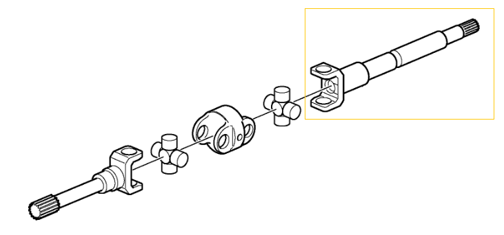 ПОЛУОСЬ КОРОТКОГО МОСТА VOLVO EW140 EW145