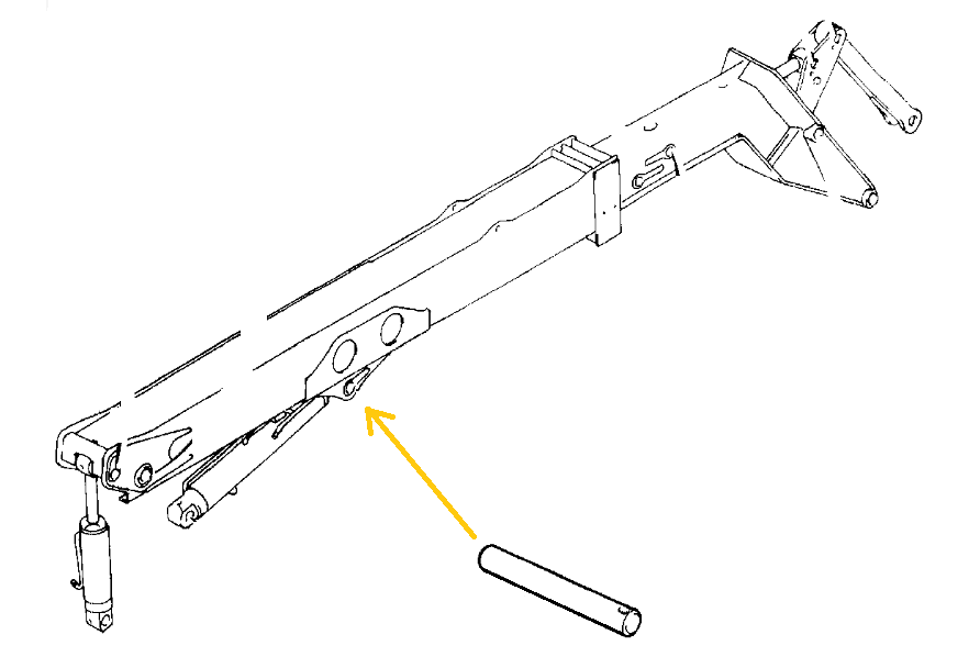 ШТИФТ ПРИВОДА СТРЕЛЫ JCB 530 536 540 541 И ДРУГИЕ